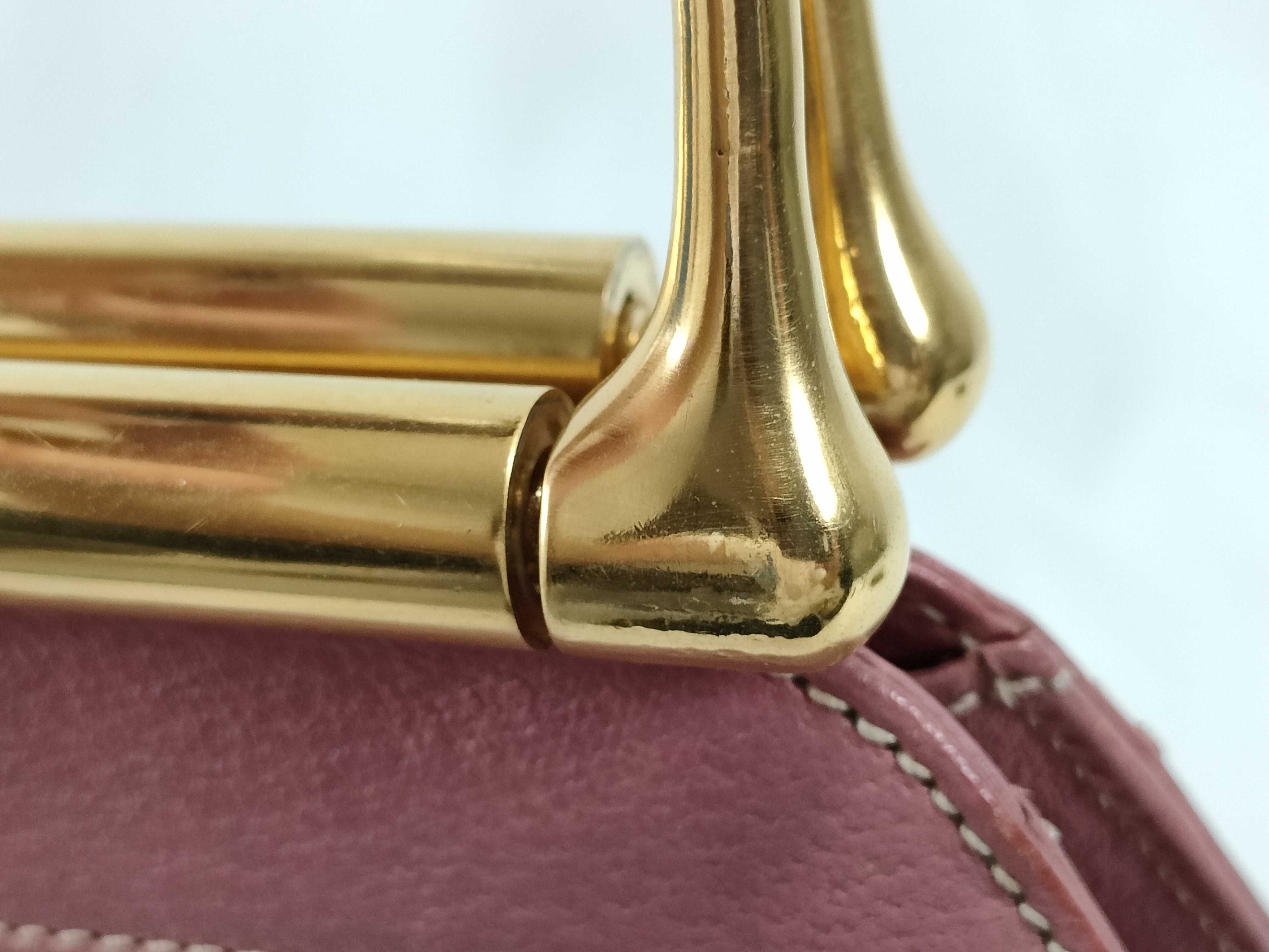 Horsebit Leather Pink Handbag — view 5