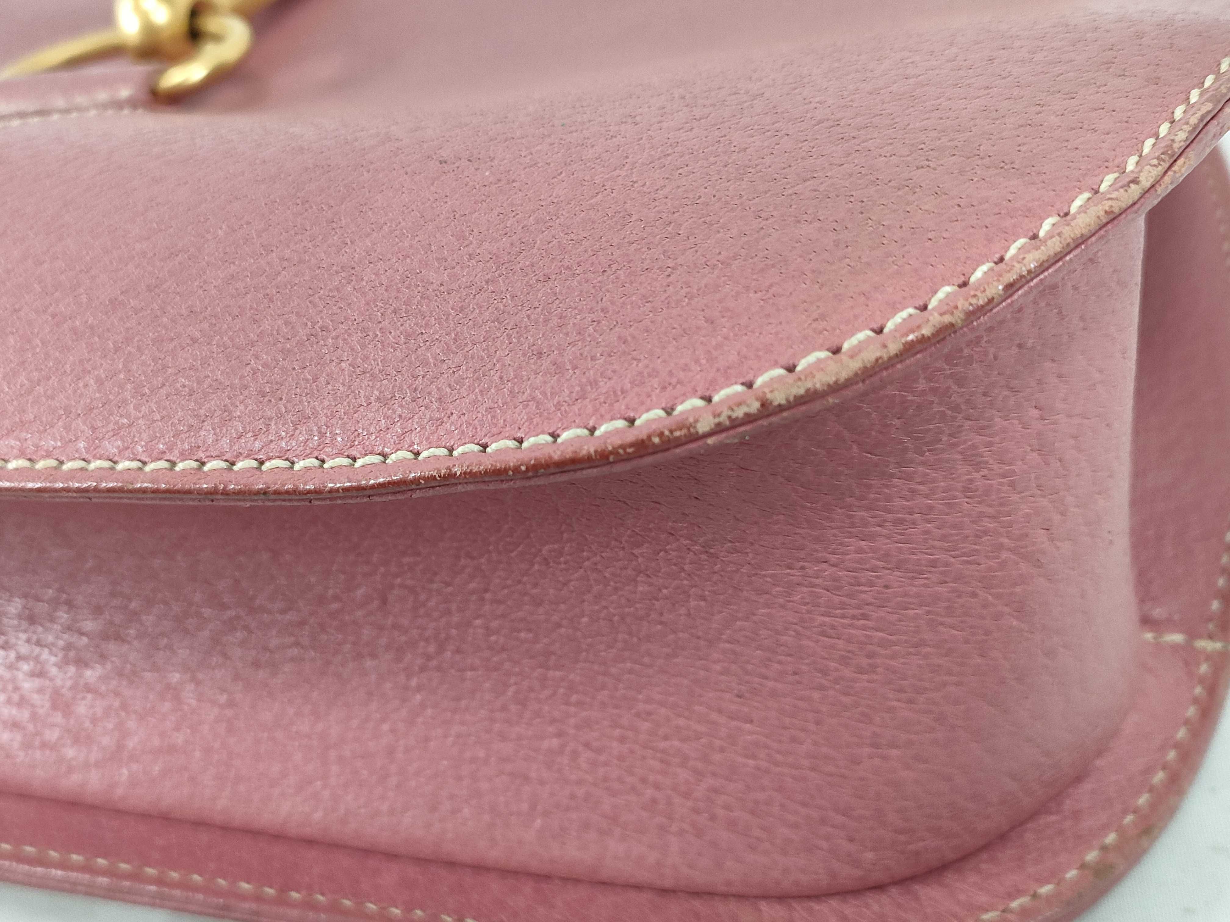 Horsebit Leather Pink Handbag — view 6
