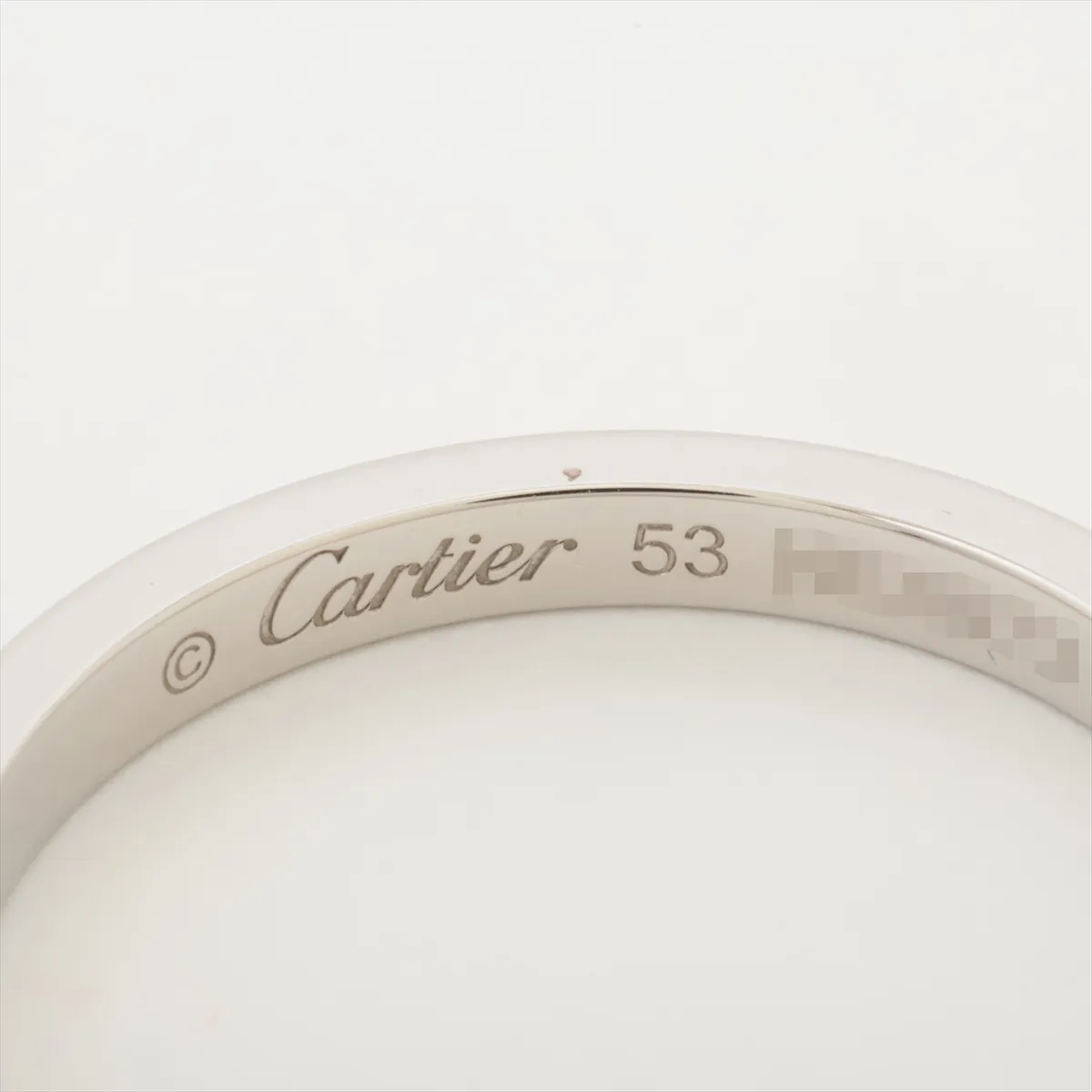 Ballerina Ring, Pt950, 3.6g, Size 53, Name Engraving, NEA973 — view 3