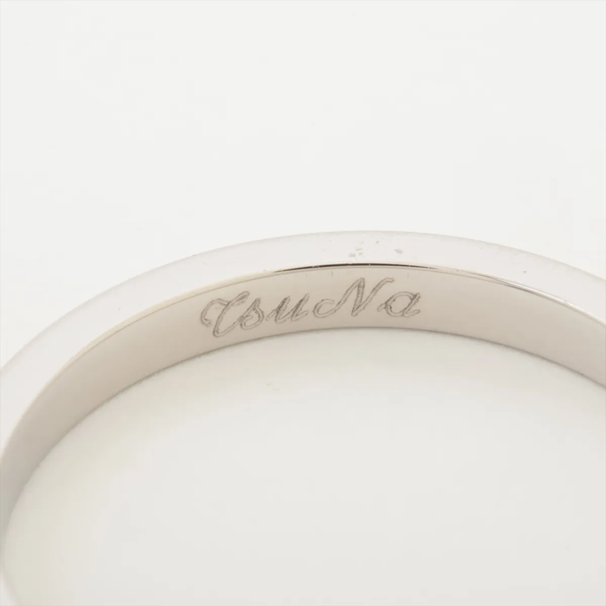 Ballerina Ring, Pt950, 3.6g, Size 53, Name Engraving, NEA973 — view 5