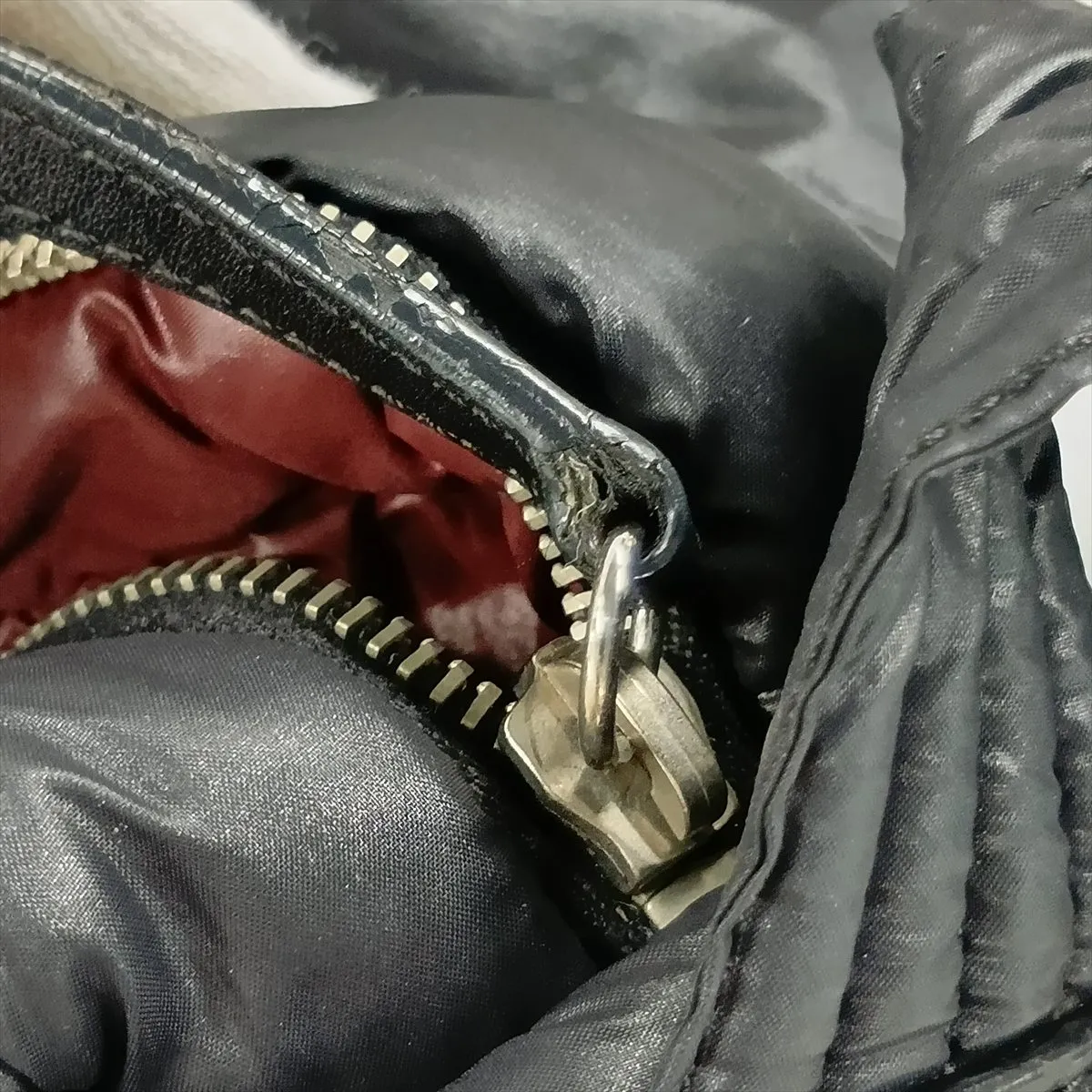 Coco Cocoon Nylon x Leather Shoulder Bag, Black with Silver Hardware, 13595002, Serial Number 13 — view 11