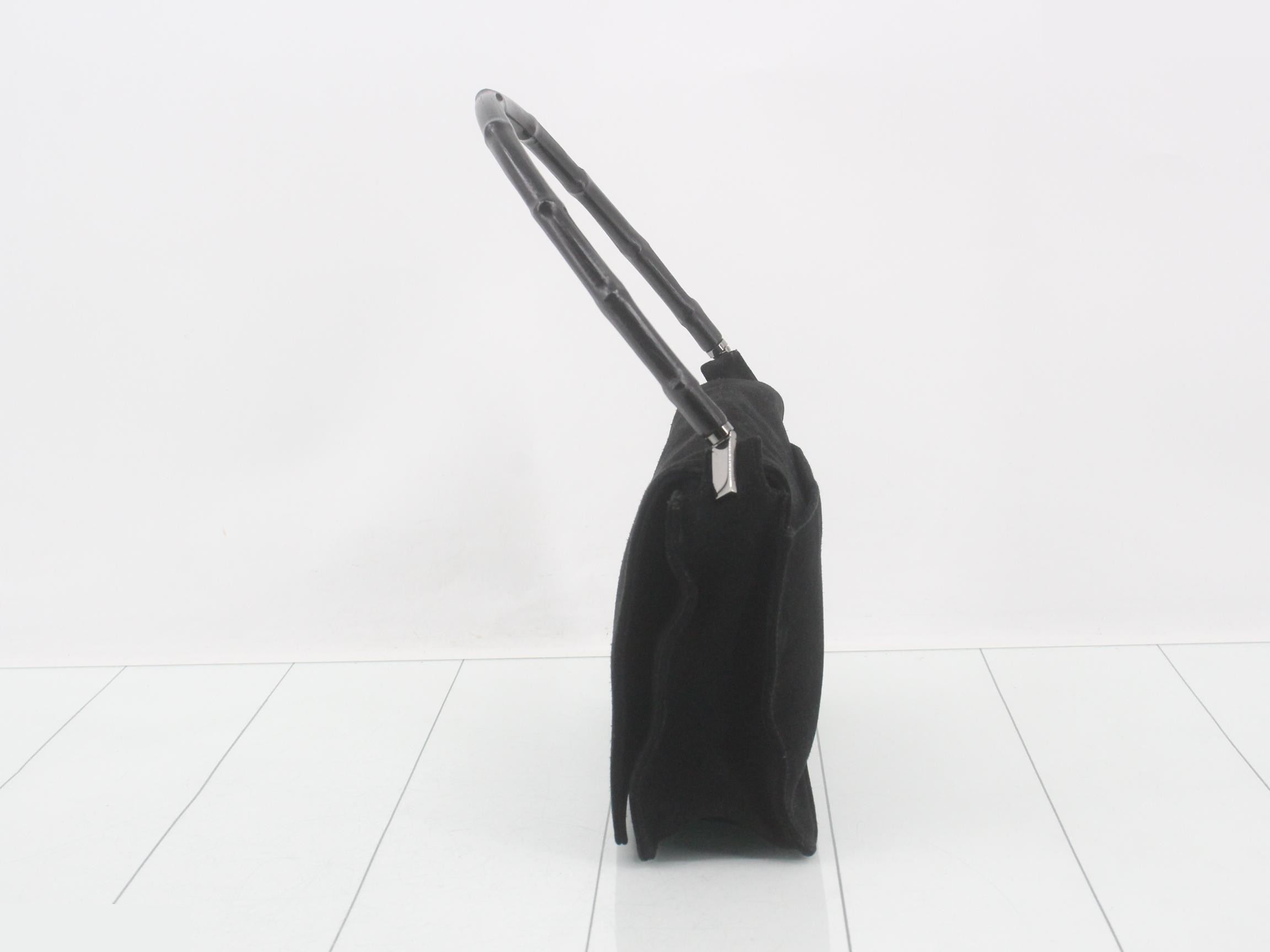 Bamboo suede handbag — view 3