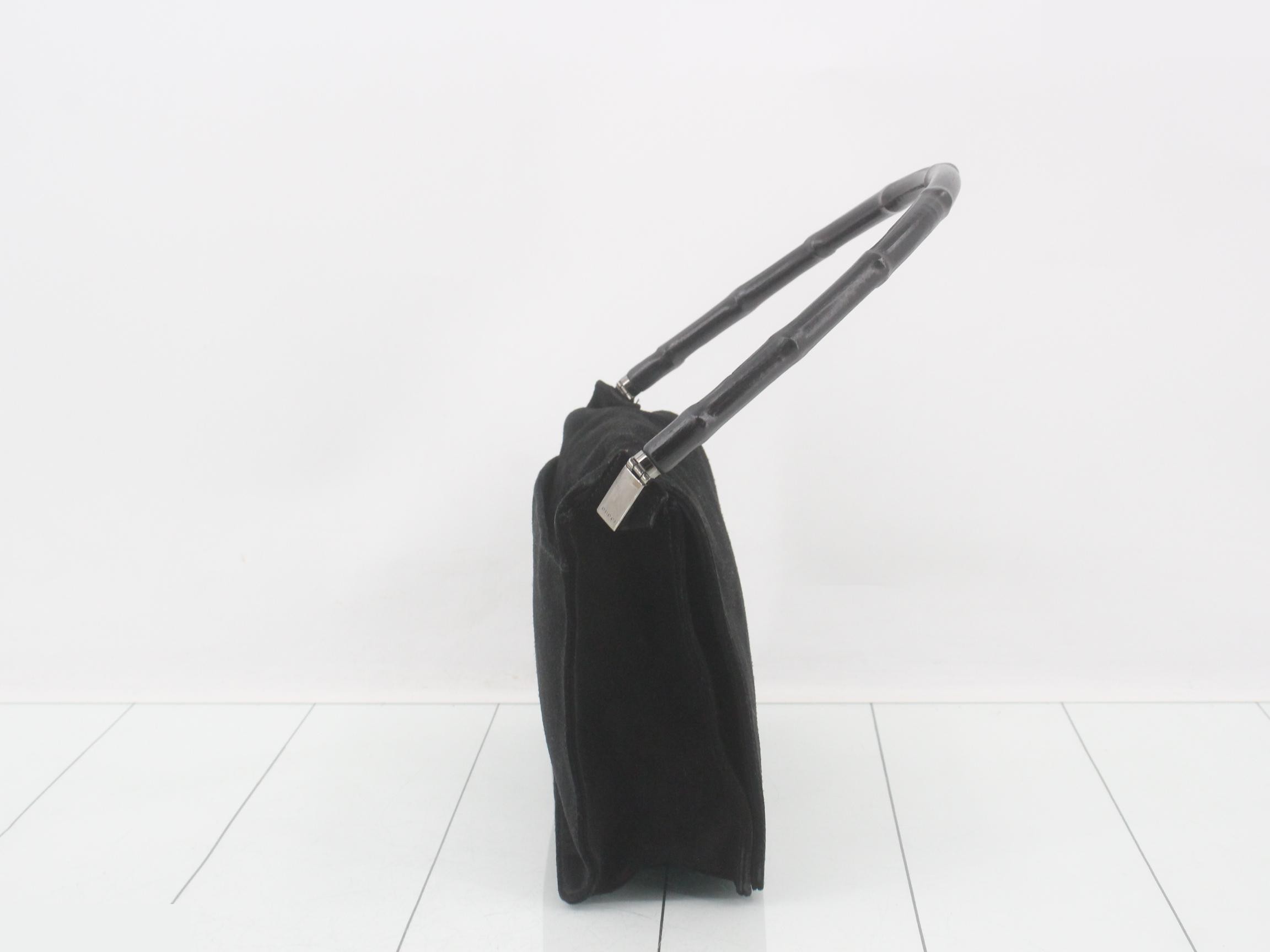 Bamboo suede handbag — view 4