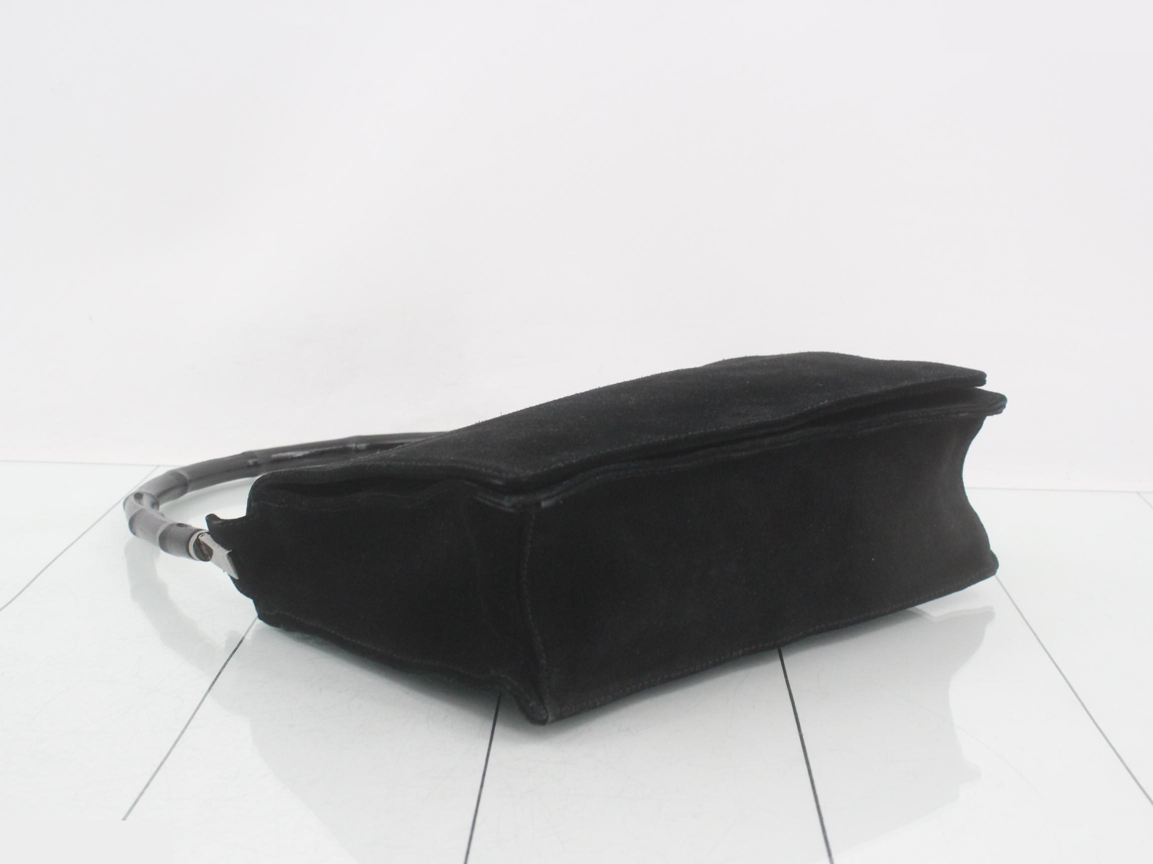 Bamboo suede handbag — view 5