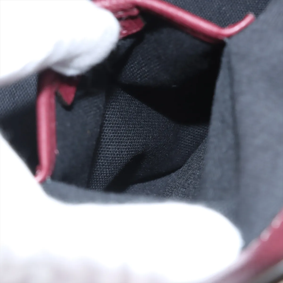 Medium Banner Leather 2WAY Handbag Bordeaux — view 8