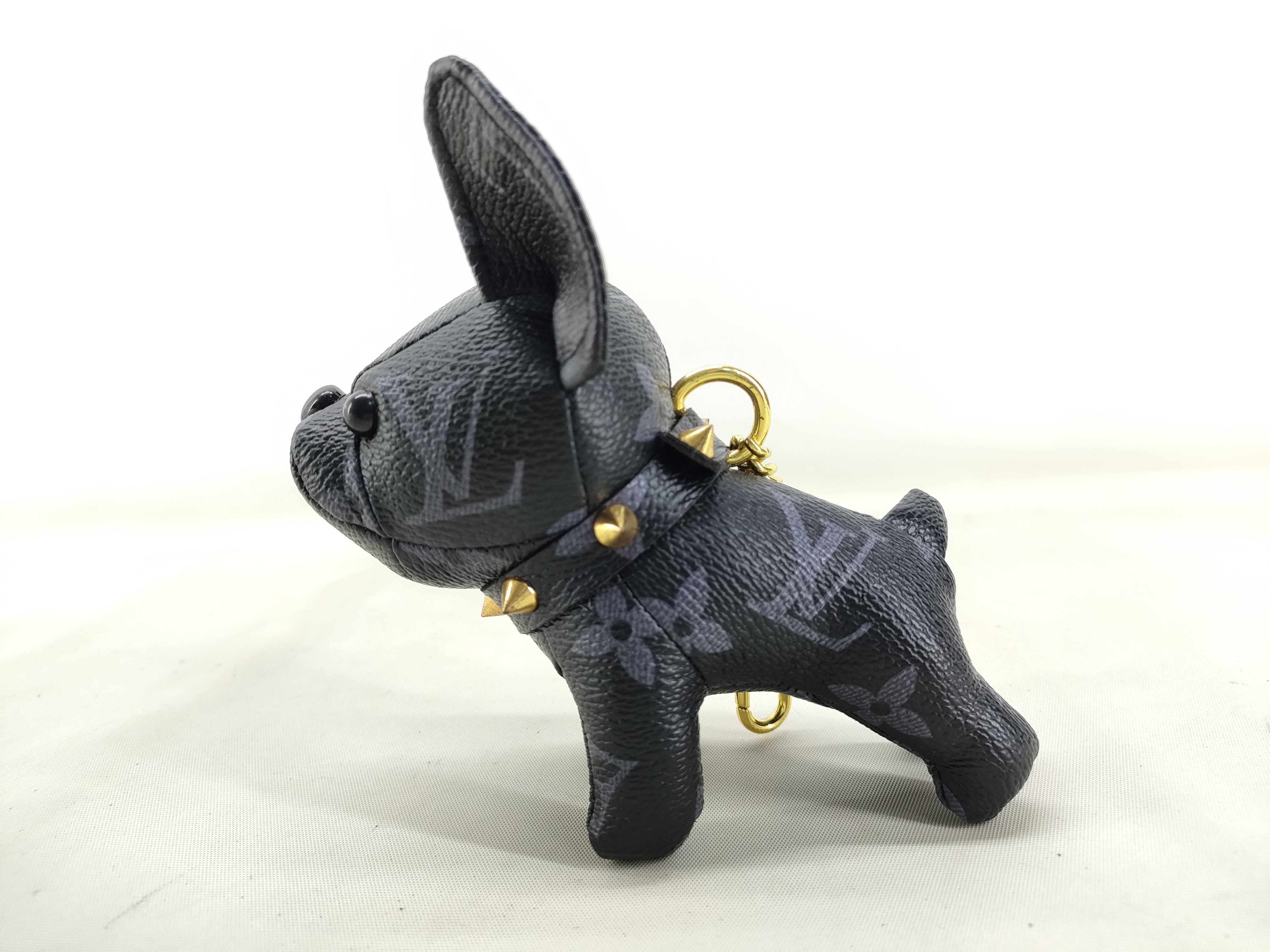 Monogram French Bulldog Key Case/Keychain — view 2