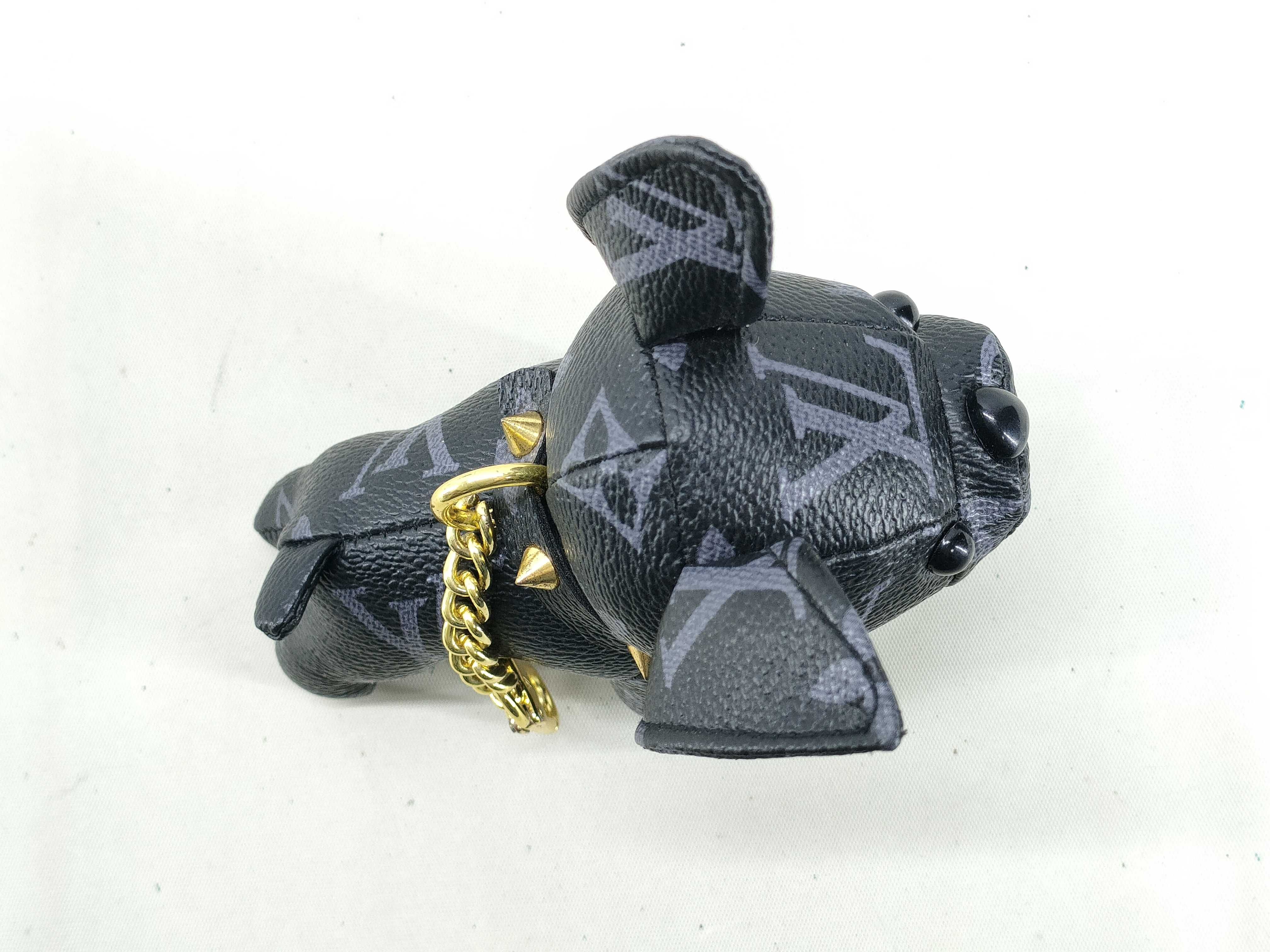 Monogram French Bulldog Key Case/Keychain — view 5