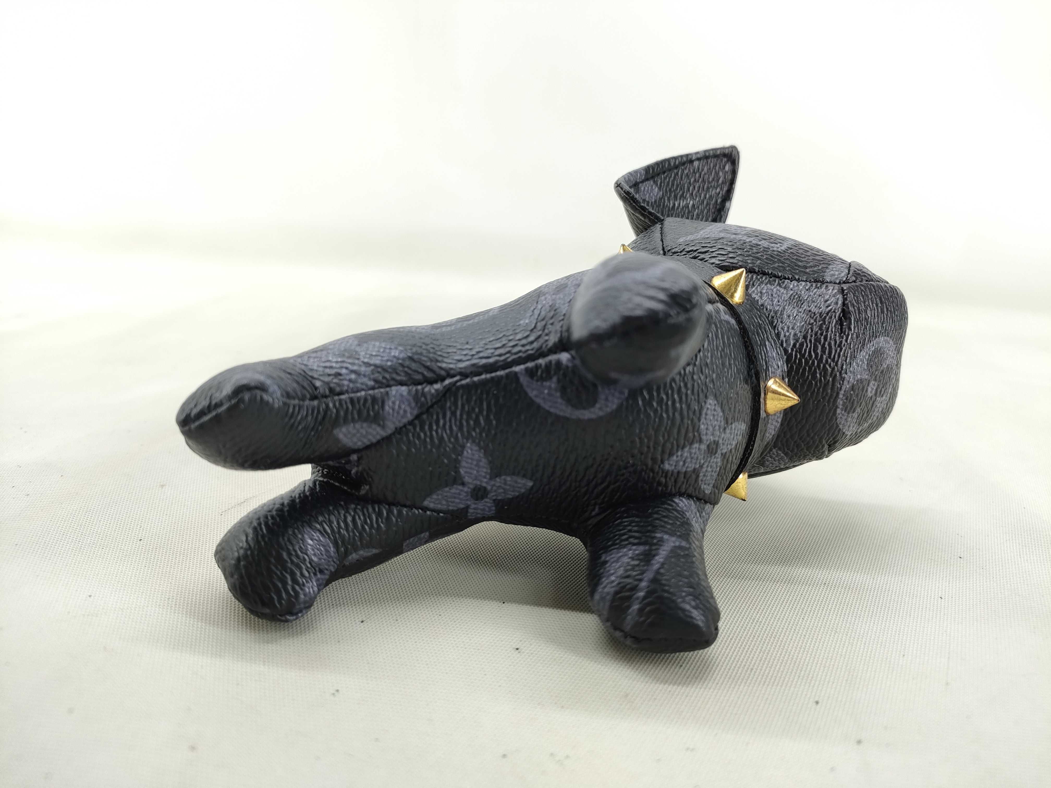 Monogram French Bulldog Key Case/Keychain — view 6
