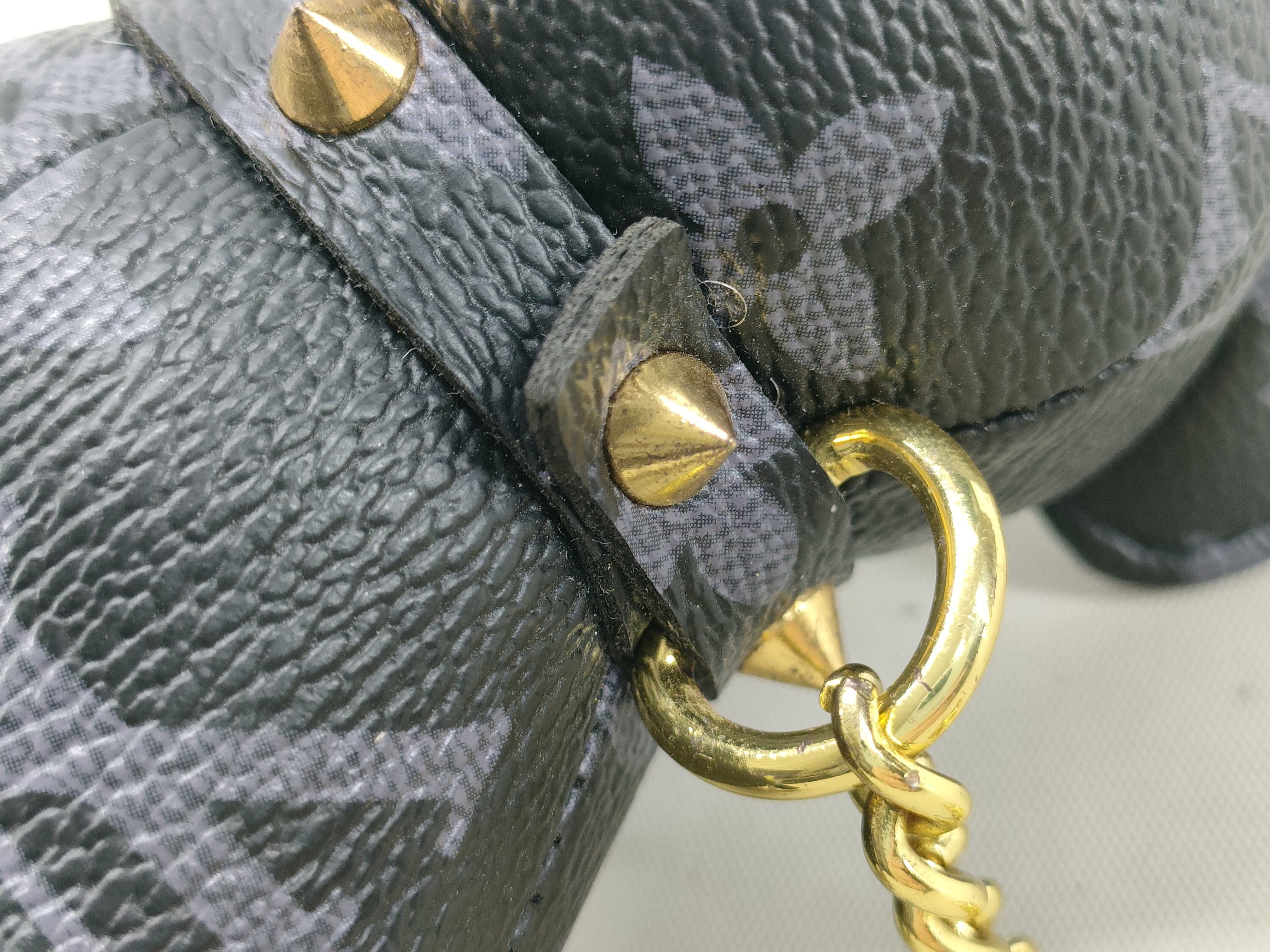 Monogram French Bulldog Key Case/Keychain — view 9