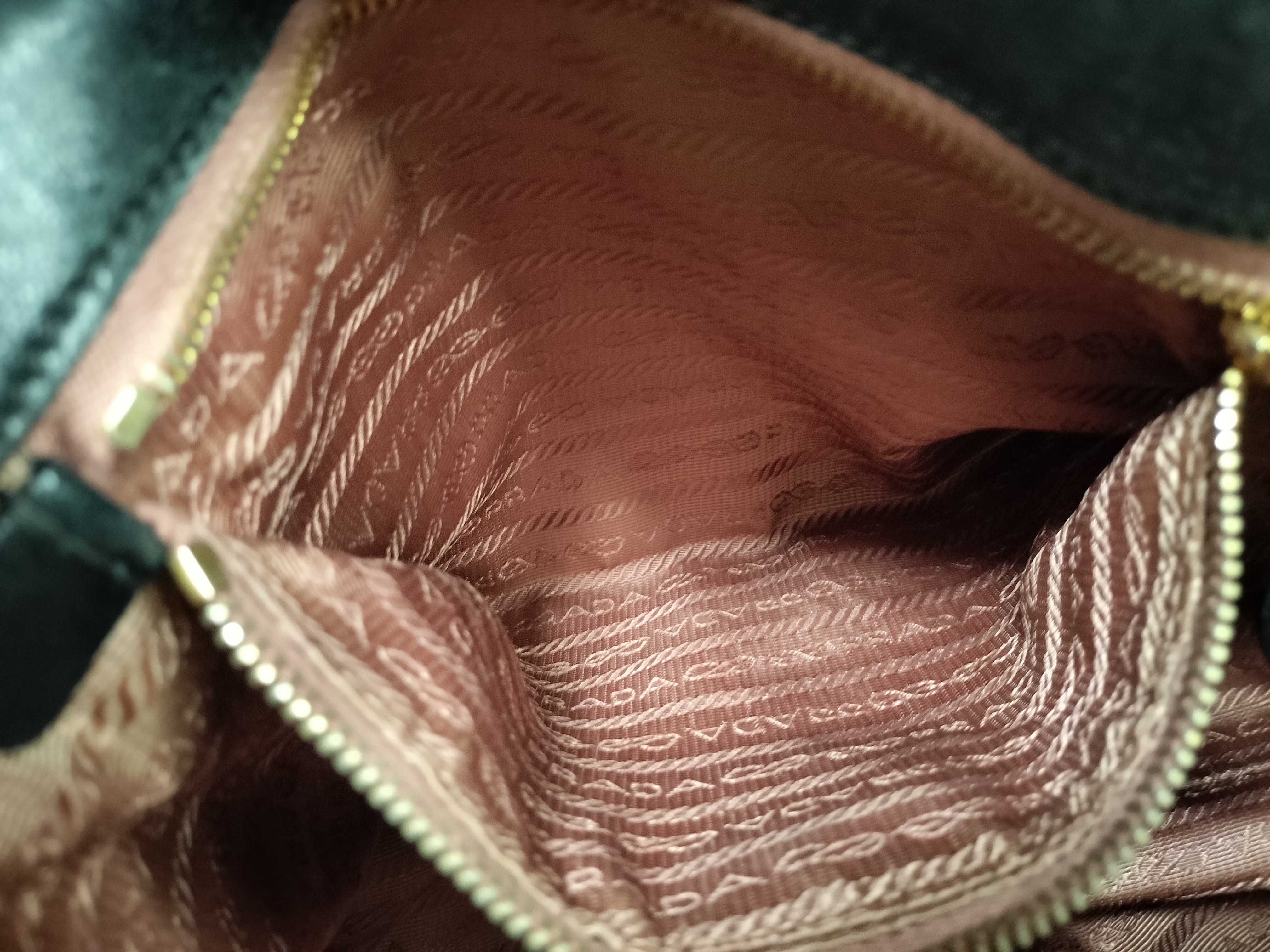 Nylon Prada Ribbon Motif Handbag — view 10