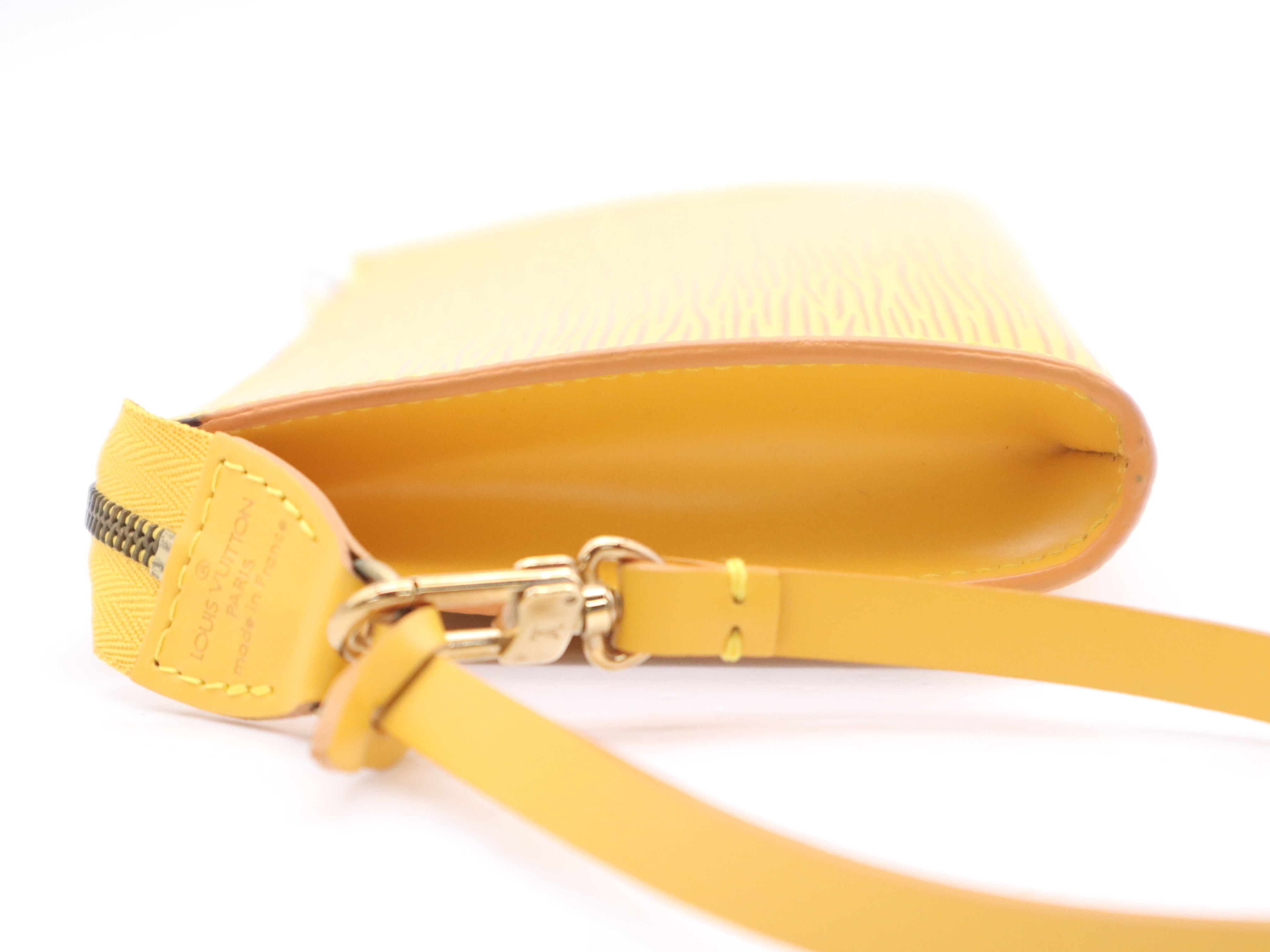 M52959 Epi Pochette Accessoires Tassili Yellow Pouch — view 3