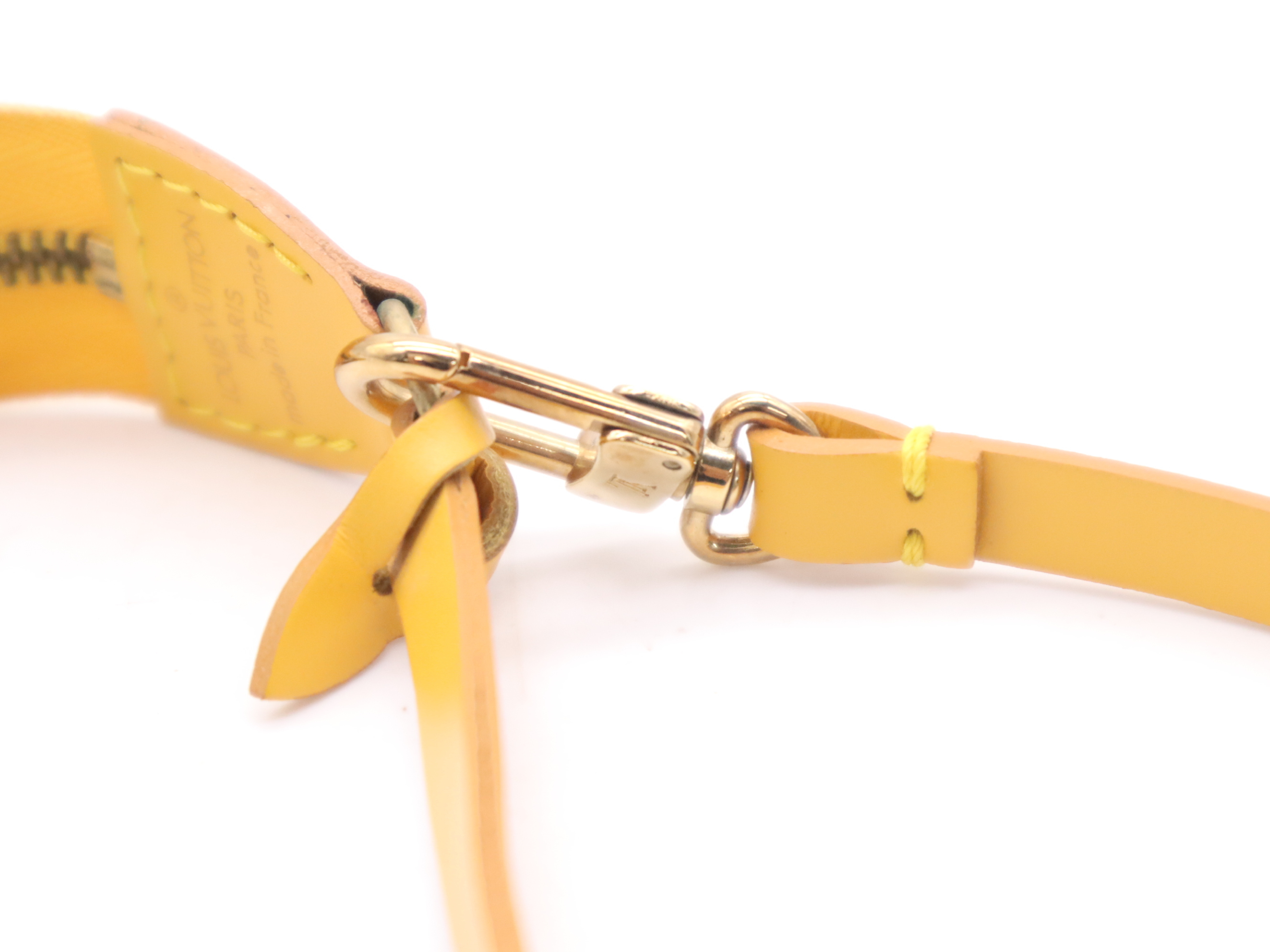 M52959 Epi Pochette Accessoires Tassili Yellow Pouch — view 7