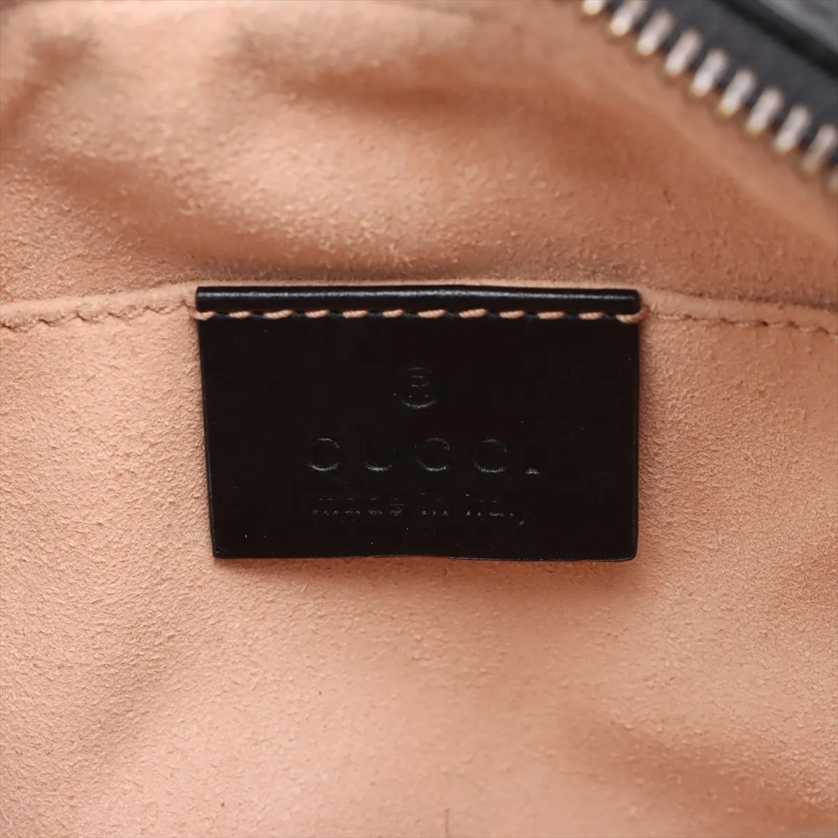 GG Marmont Leather Shoulder Bag, Black, 448065 — view 8