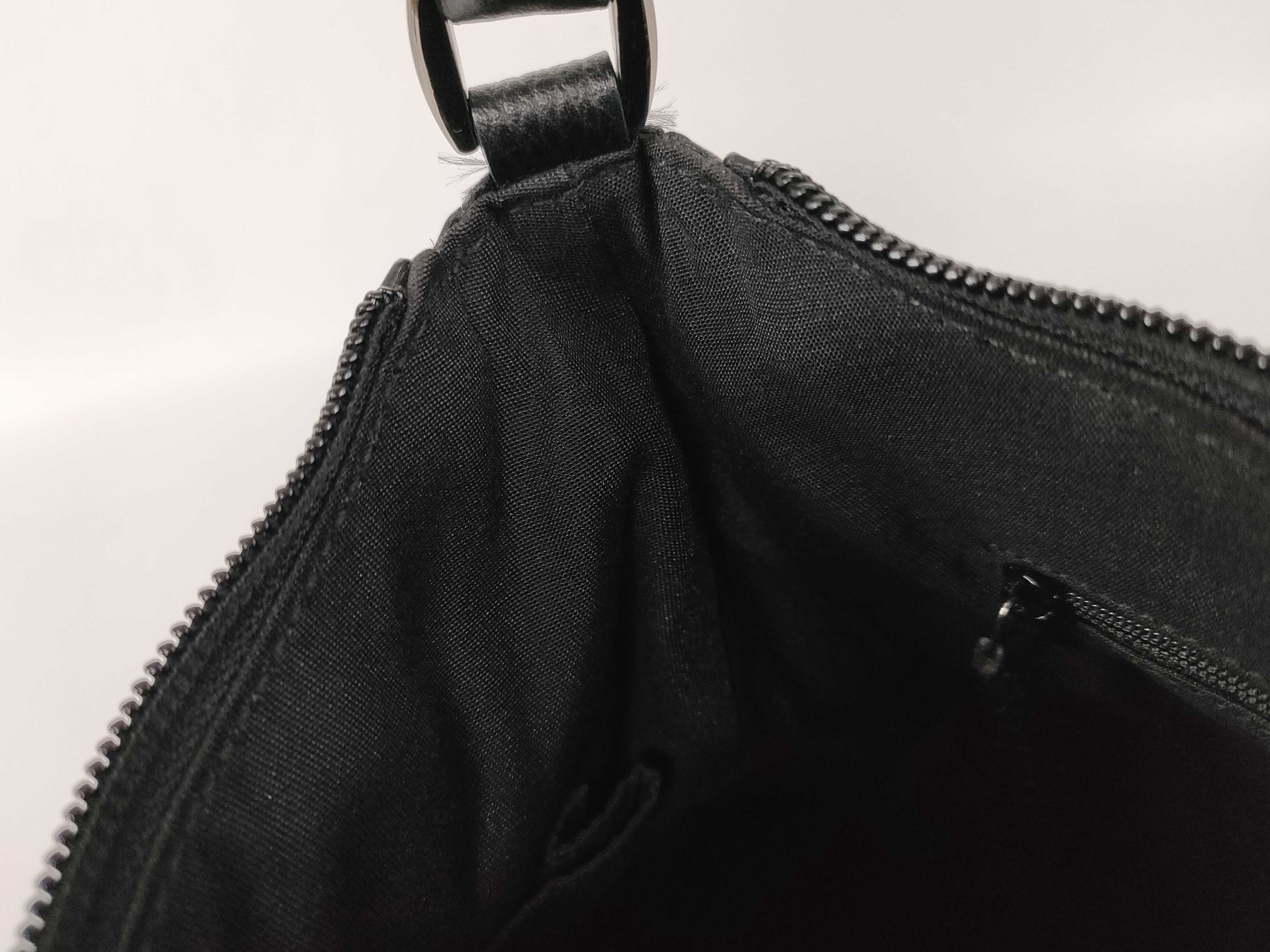 GG Gucci One Shoulder Bag Abbey Black Nylon GG 265692 502752 Handbag — view 10