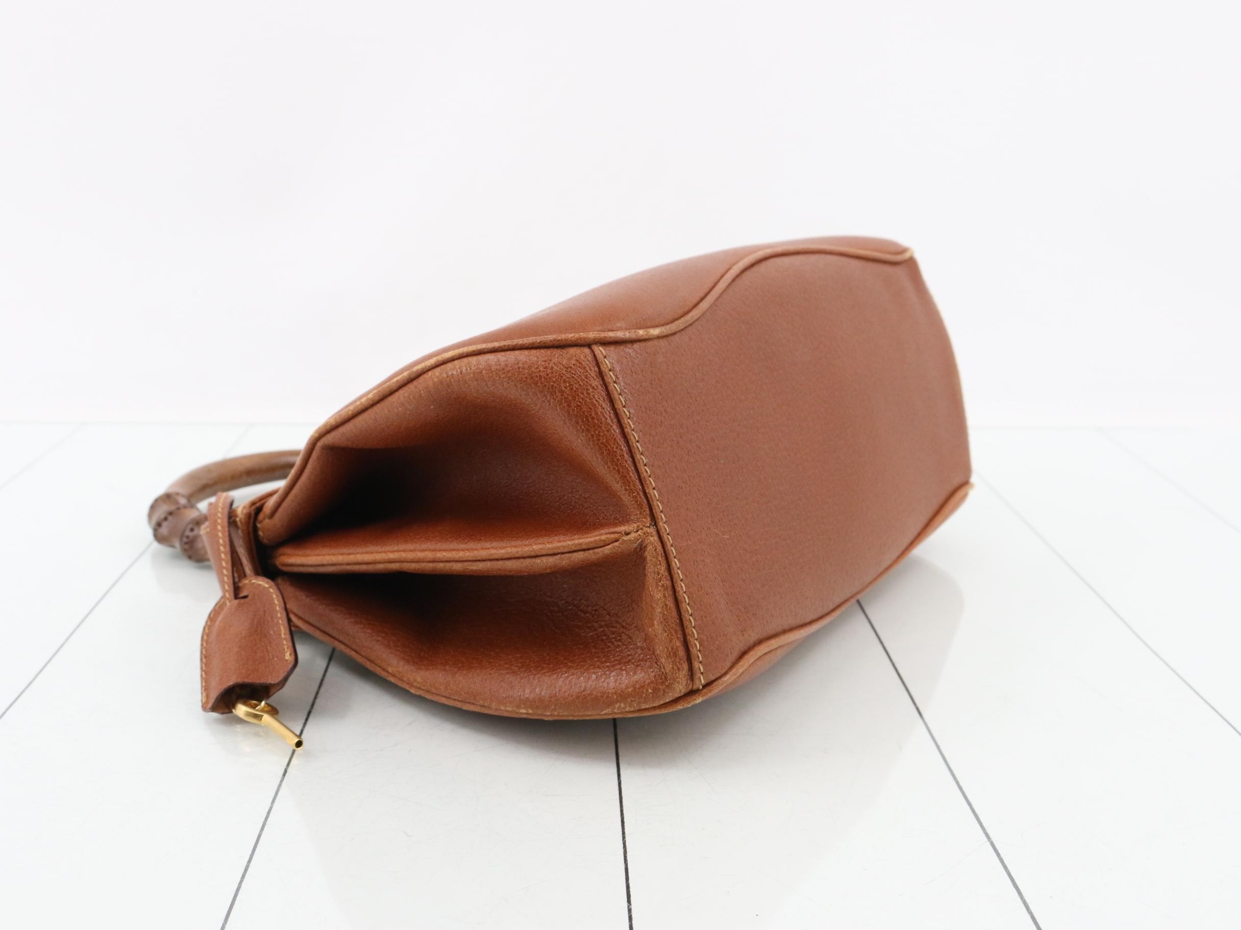 000 406 0190 Bamboo Handbag Leather Brown — view 5