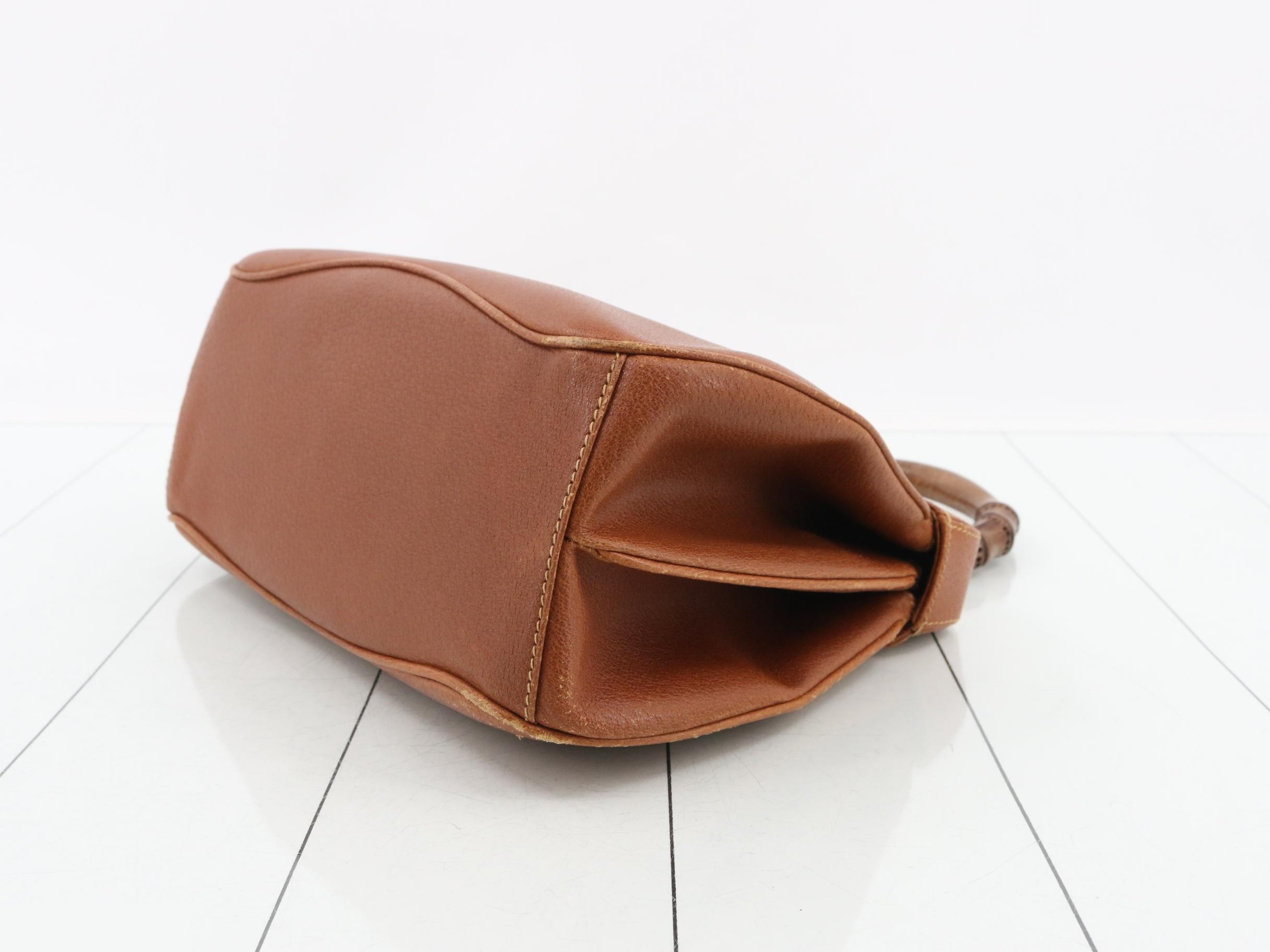 000 406 0190 Bamboo Handbag Leather Brown — view 6