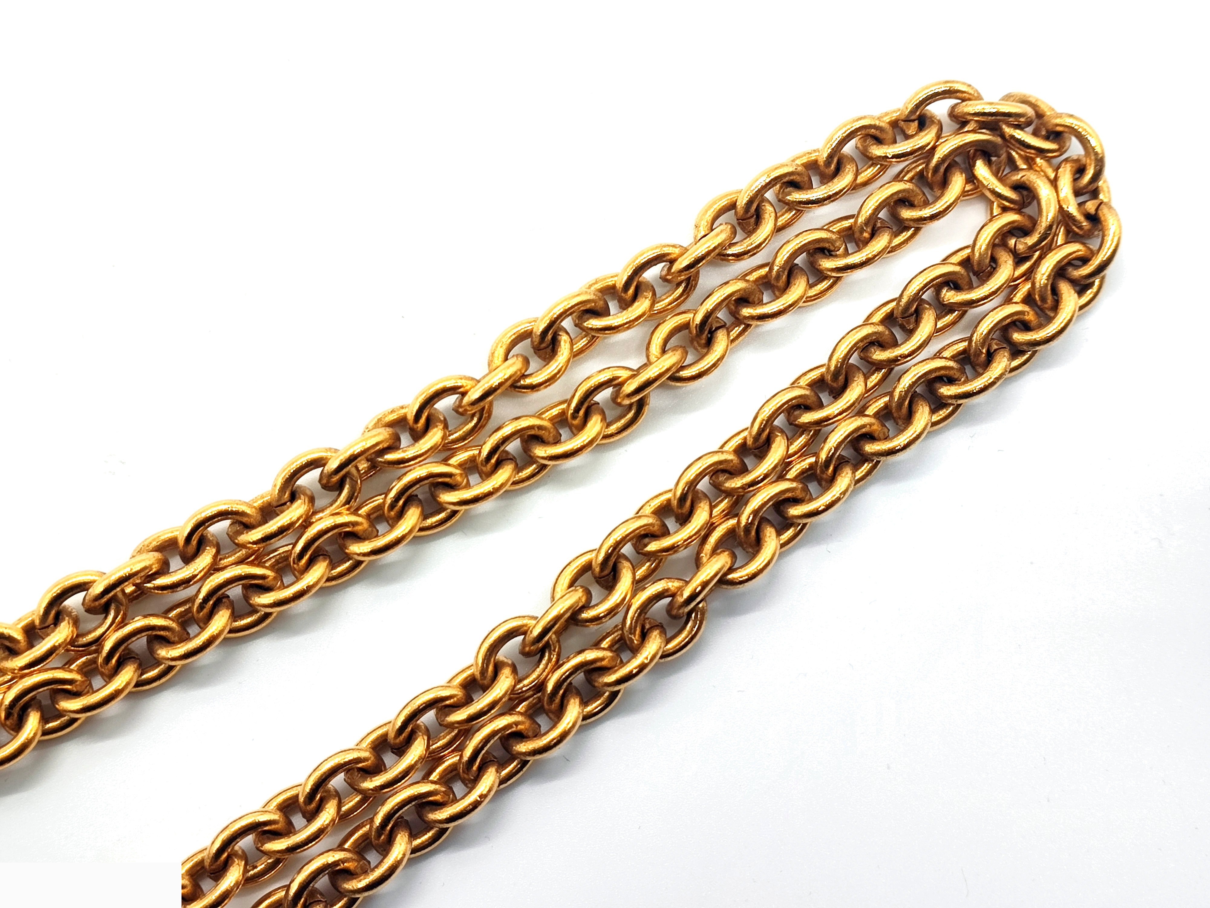 Big Coco Mark Matelassé Necklace, Chain approx. 90cm — view 11