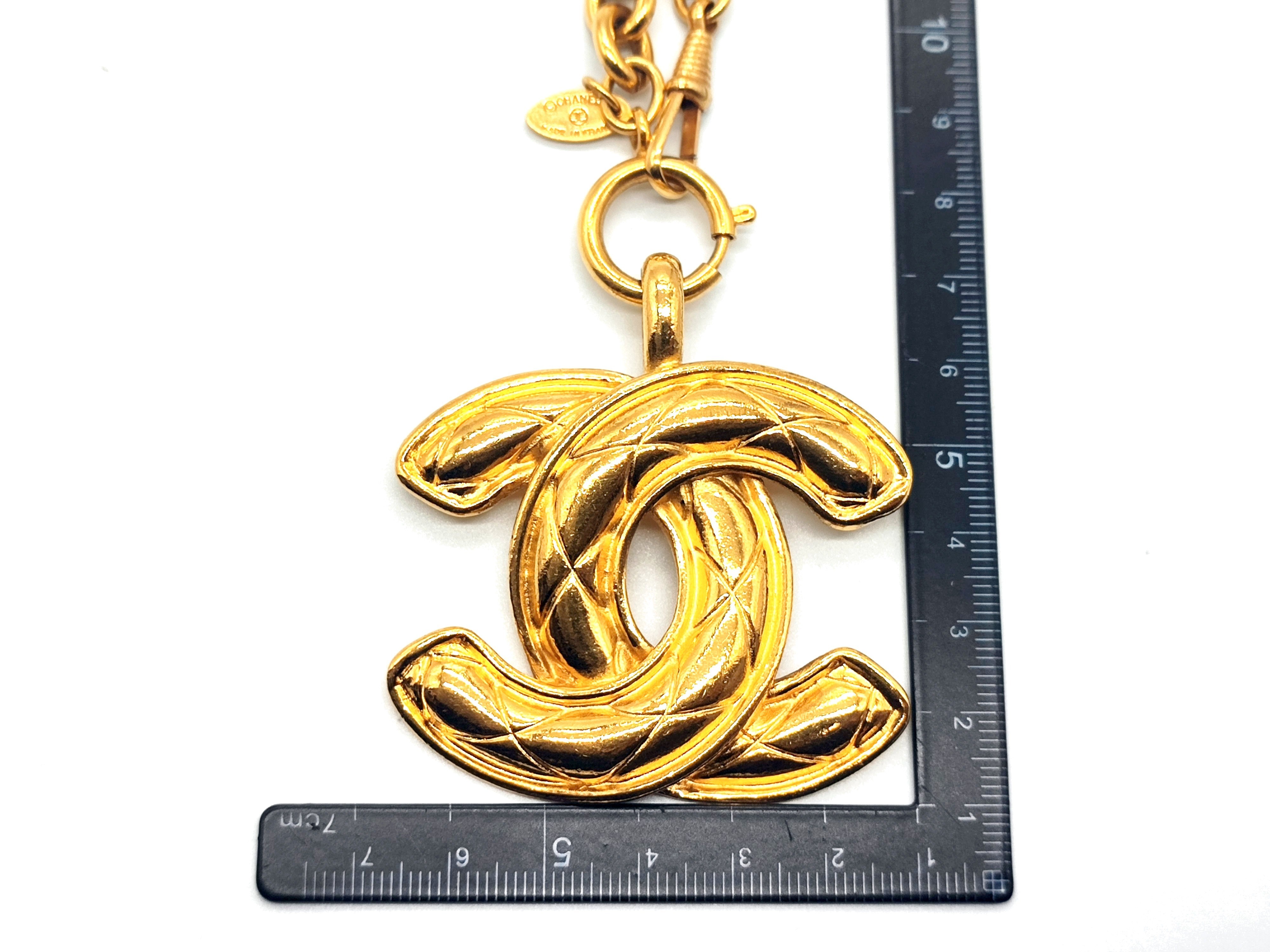 Big Coco Mark Matelassé Necklace, Chain approx. 90cm — view 3