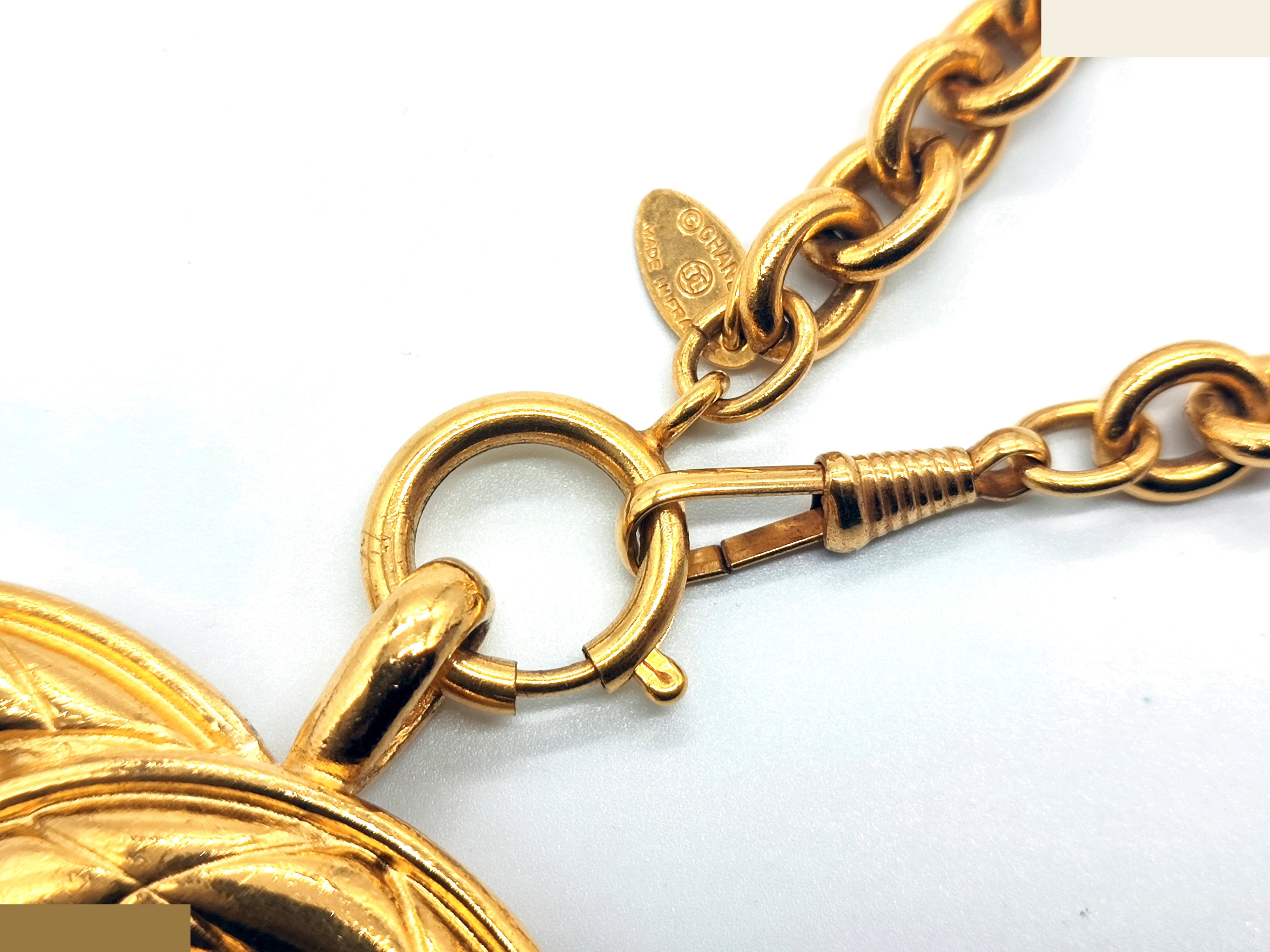Big Coco Mark Matelassé Necklace, Chain approx. 90cm — view 5