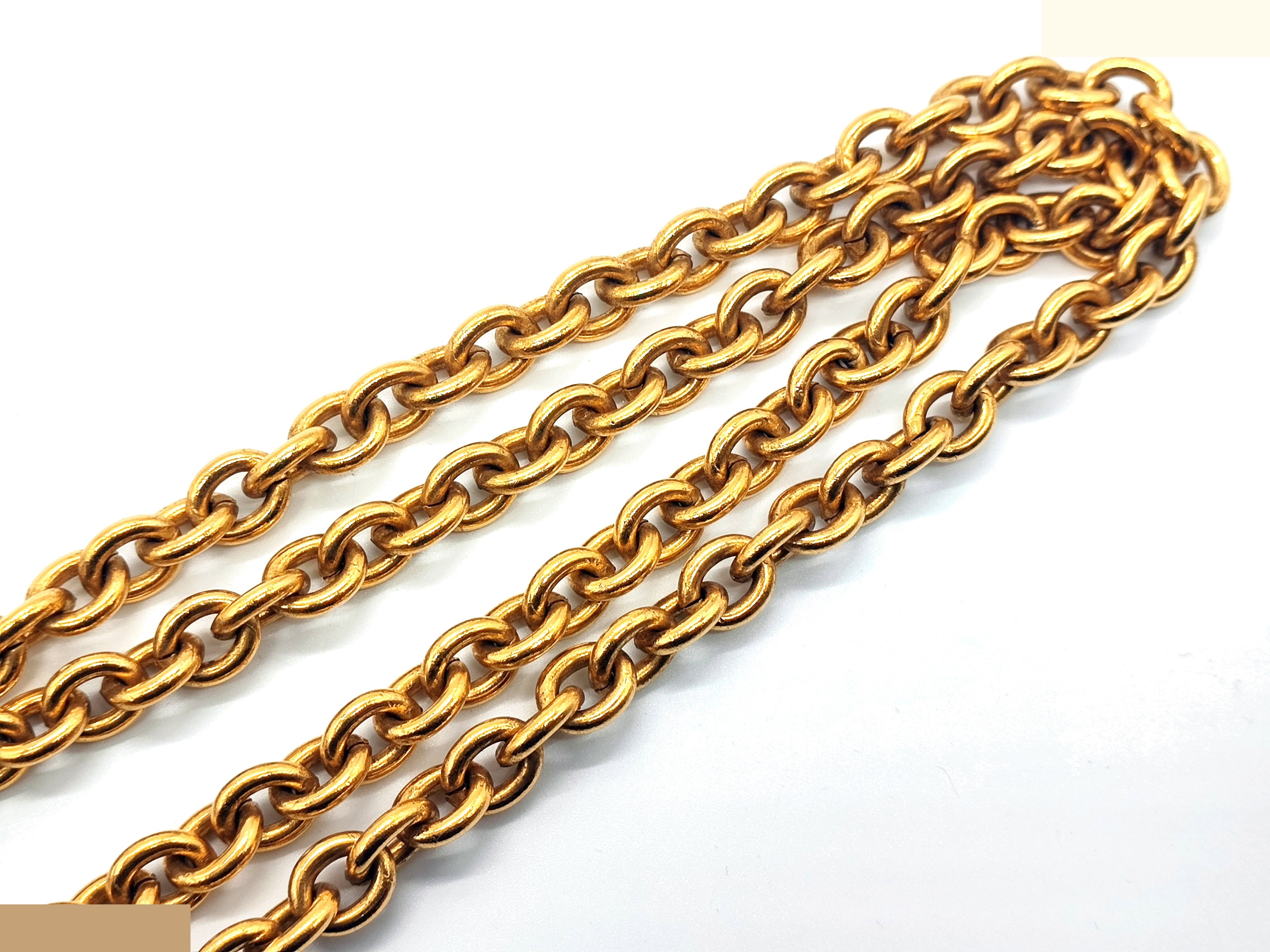 Big Coco Mark Matelassé Necklace, Chain approx. 90cm — view 8