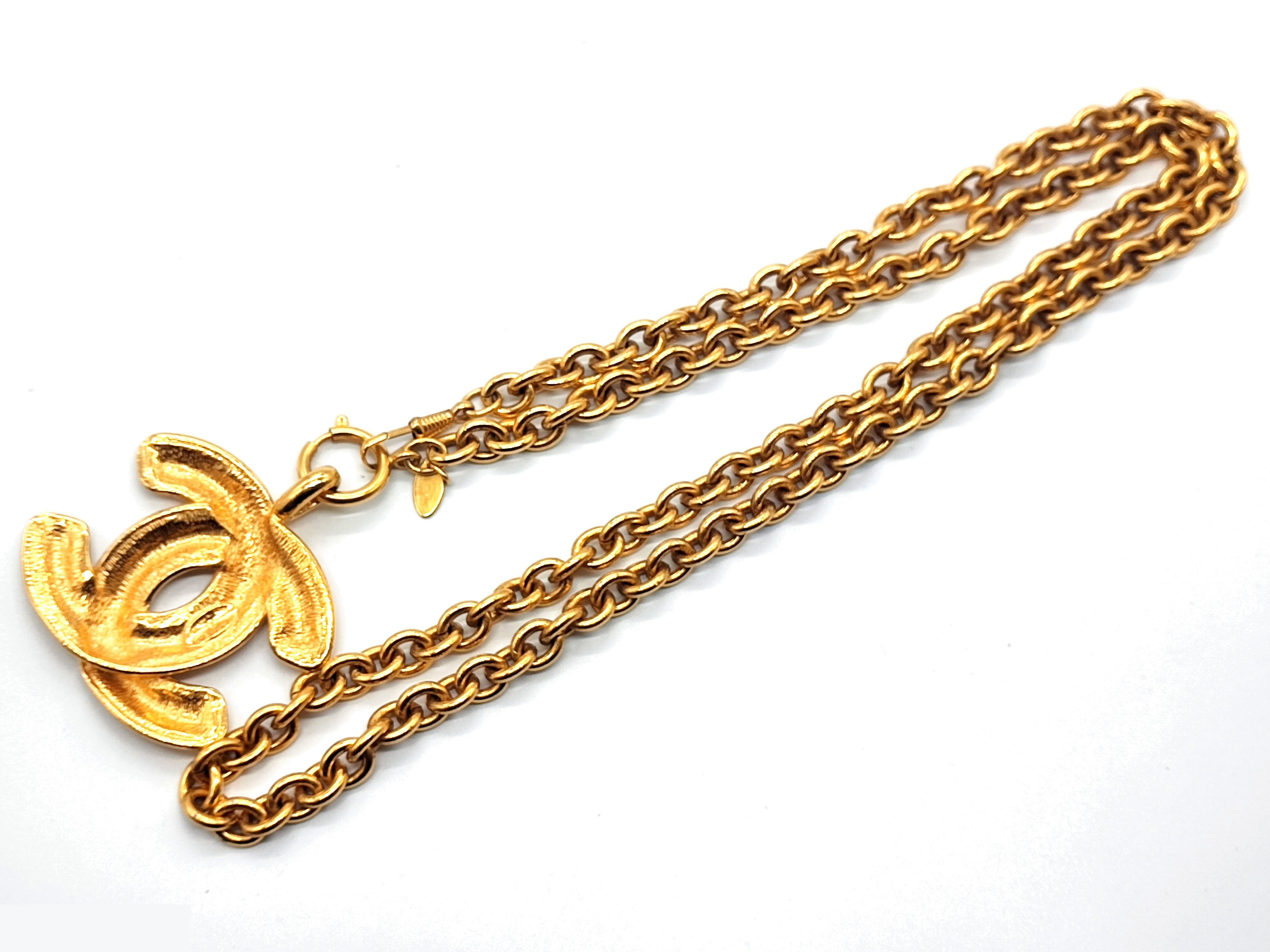 Big Coco Mark Matelassé Necklace, Chain approx. 90cm — view 9