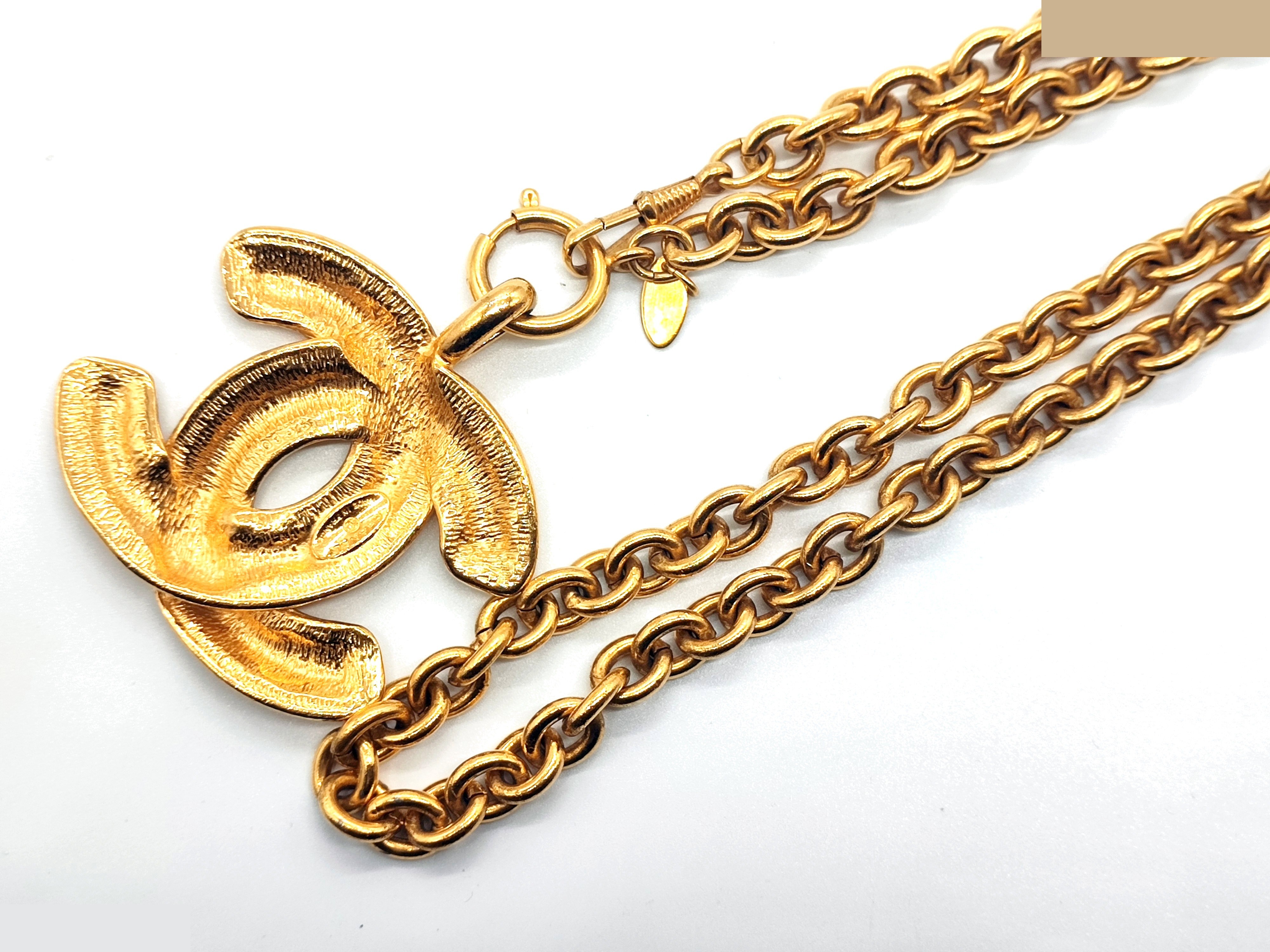Big Coco Mark Matelassé Necklace, Chain approx. 90cm — view 10