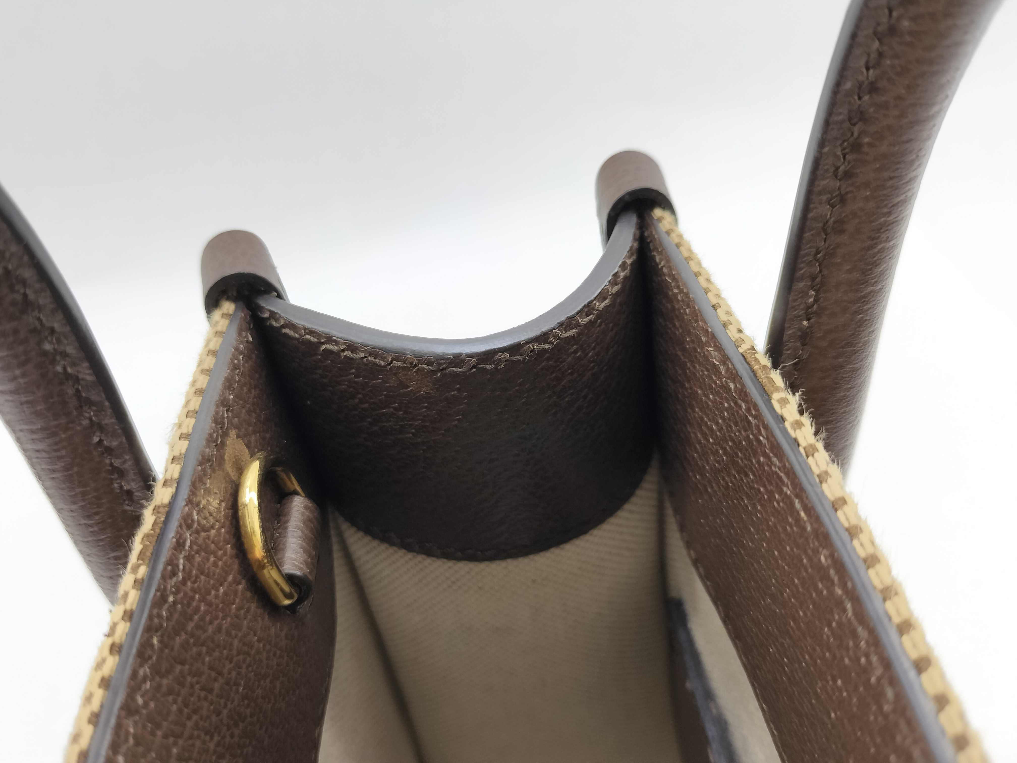 GG Jumbo GG Canvas x Leather 2-Way Handbag Brown 699406 Handbag — view 12