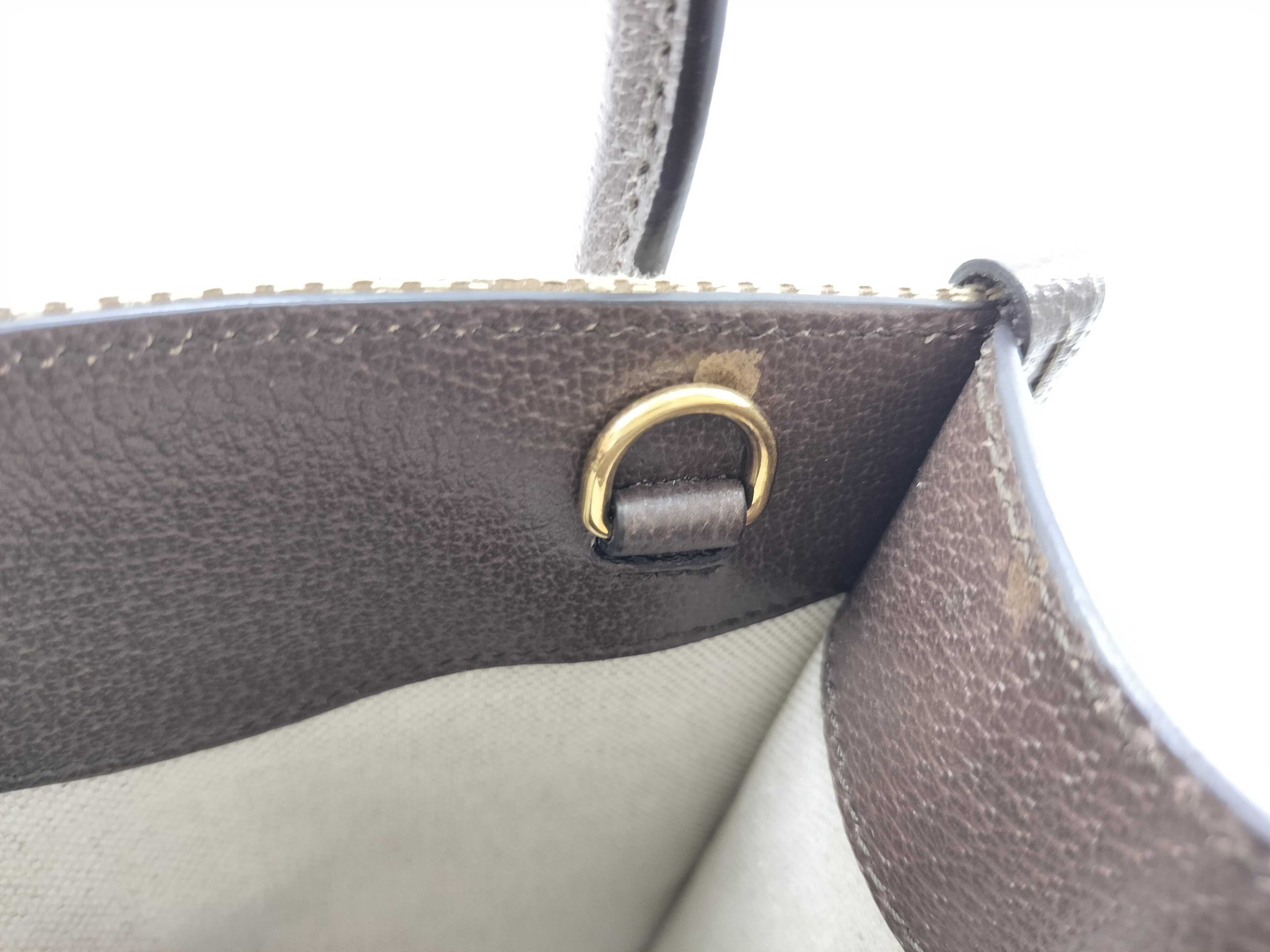 GG Jumbo GG Canvas x Leather 2-Way Handbag Brown 699406 Handbag — view 10