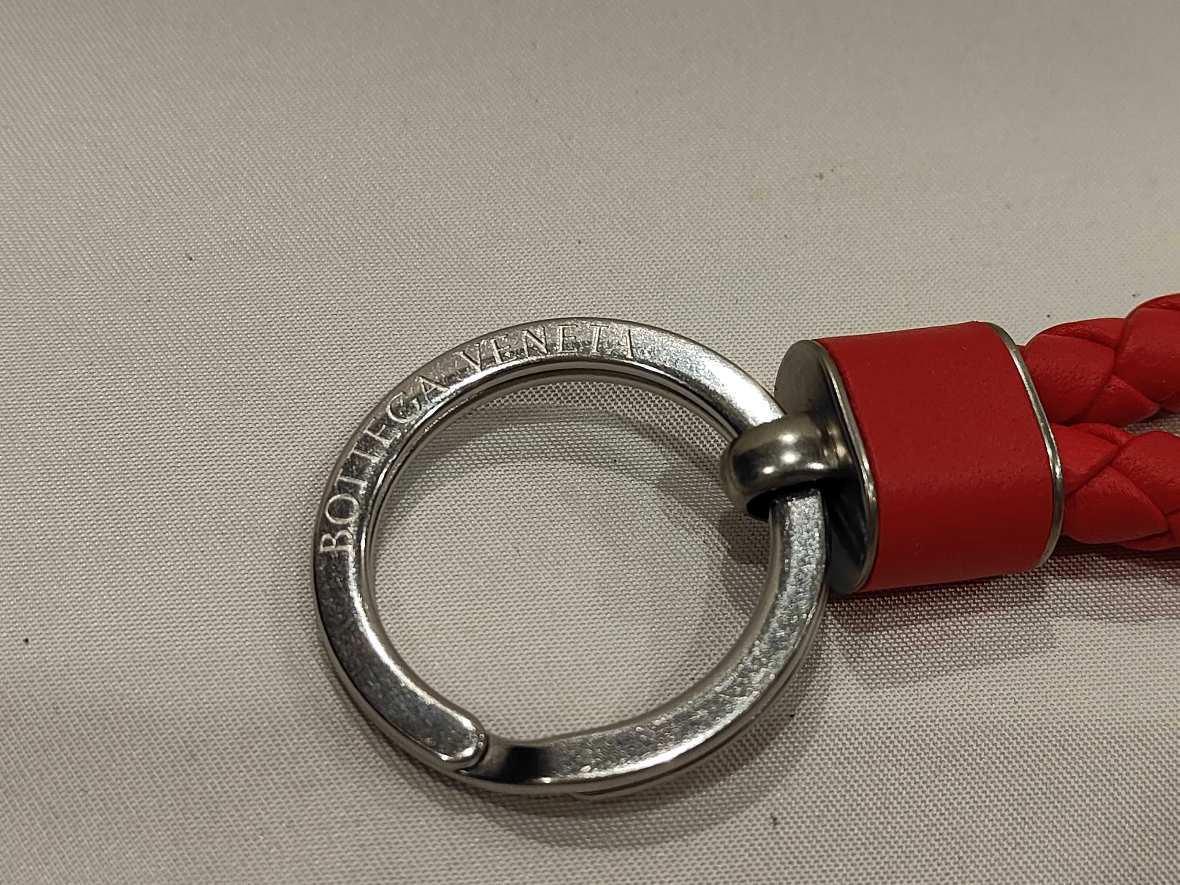 Intrecciato Charm Key Case/Keychain — view 3