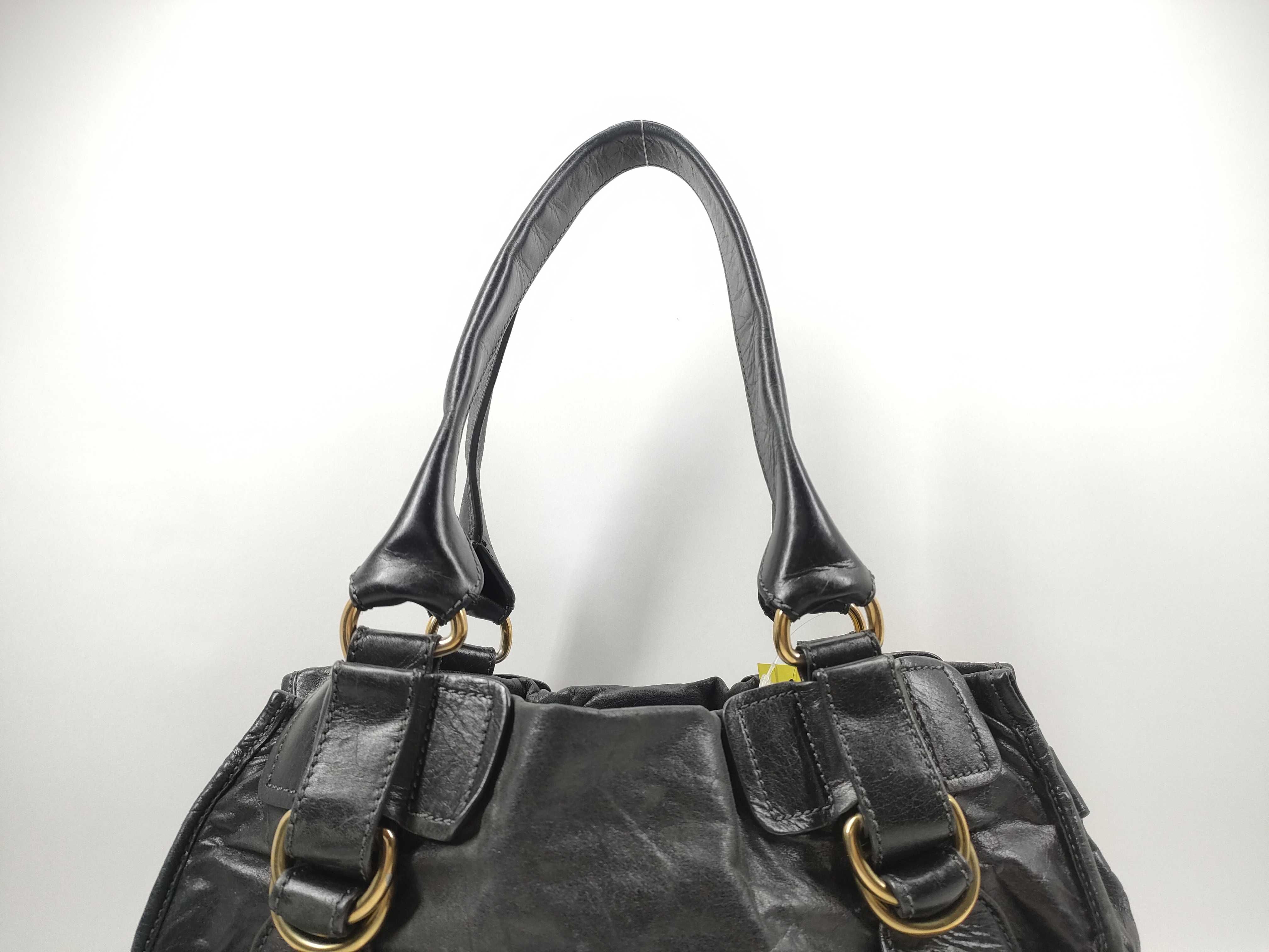 bay leather tote bag — view 4