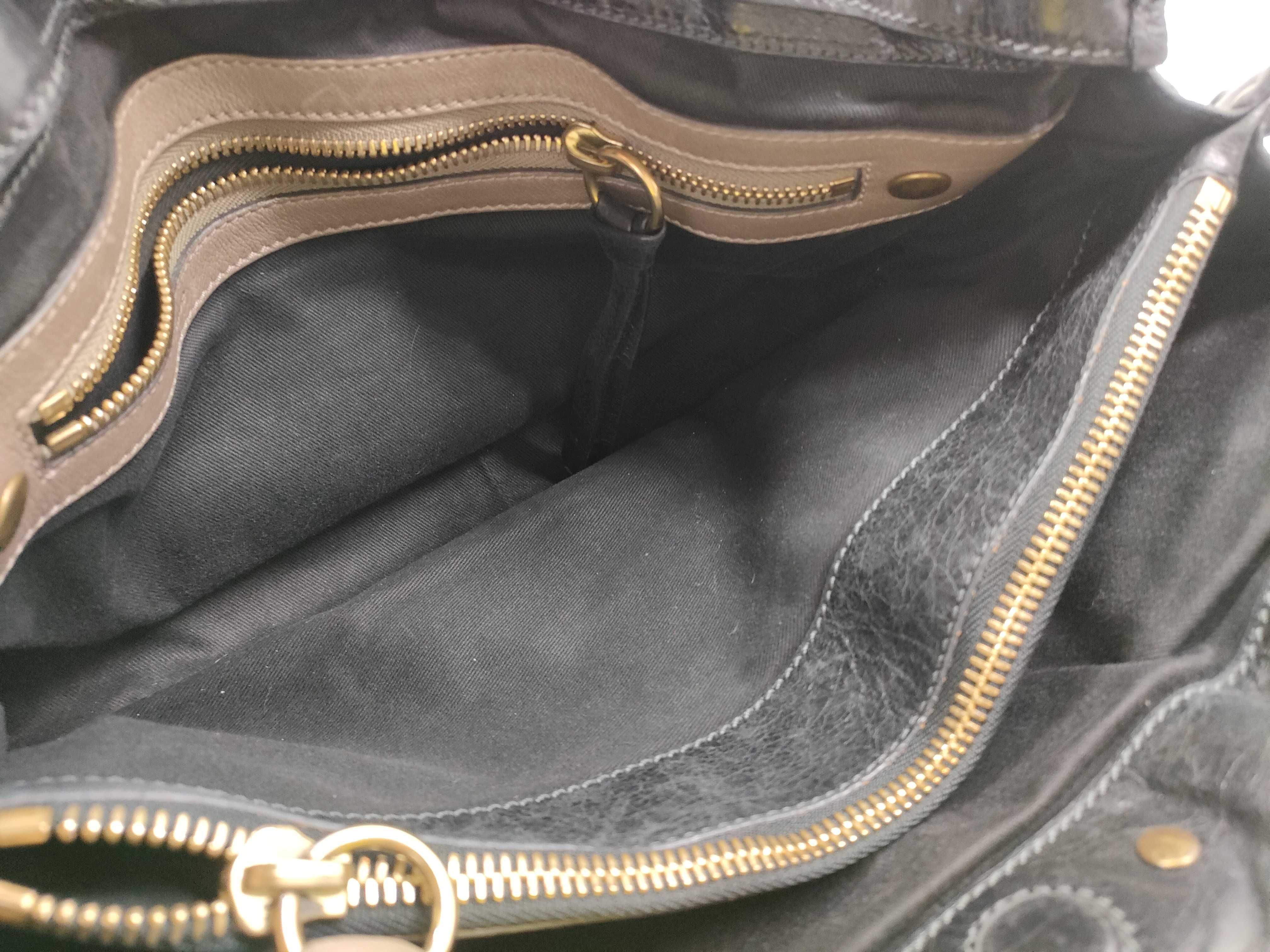 bay leather tote bag — view 8