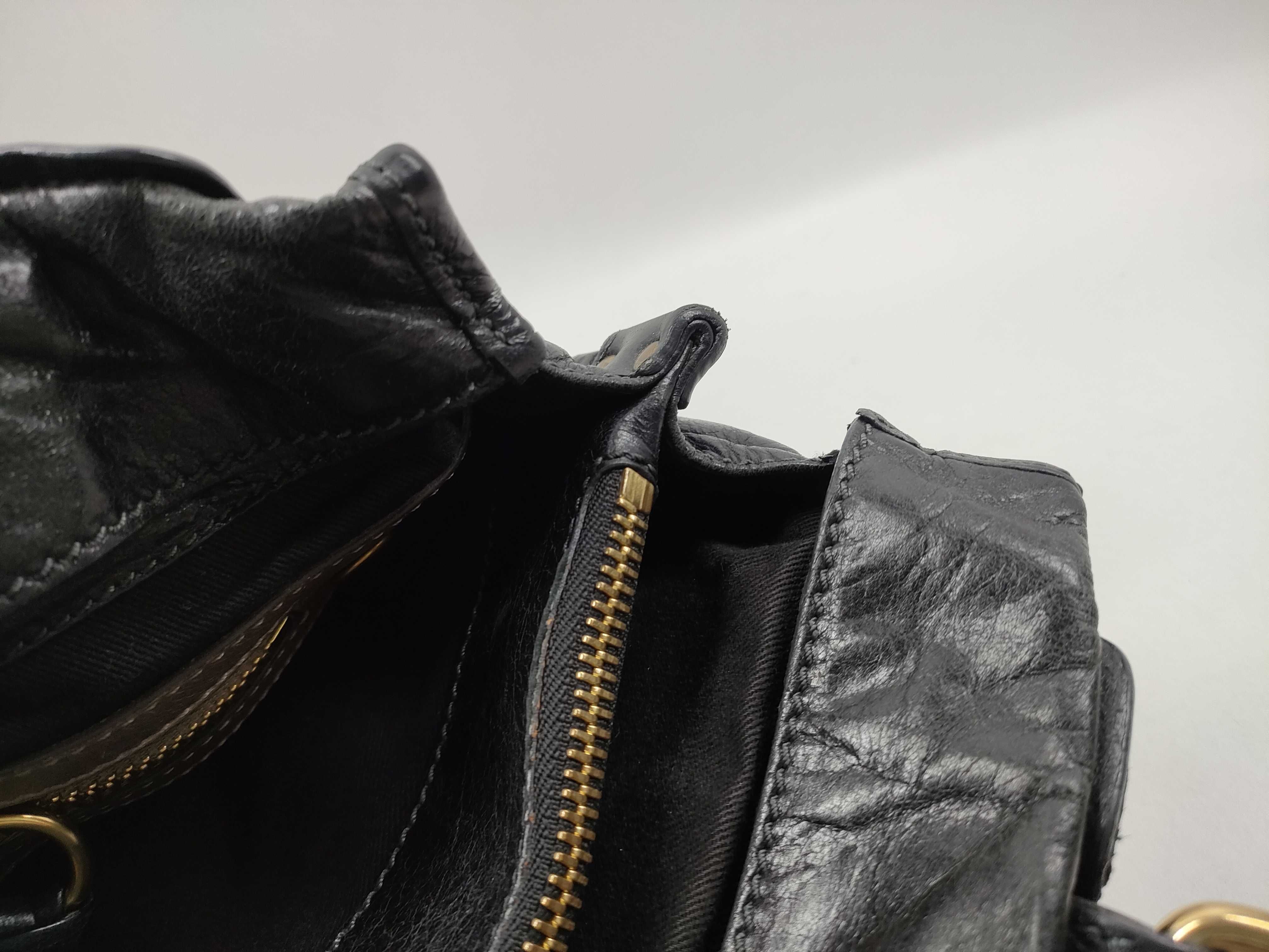 bay leather tote bag — view 10