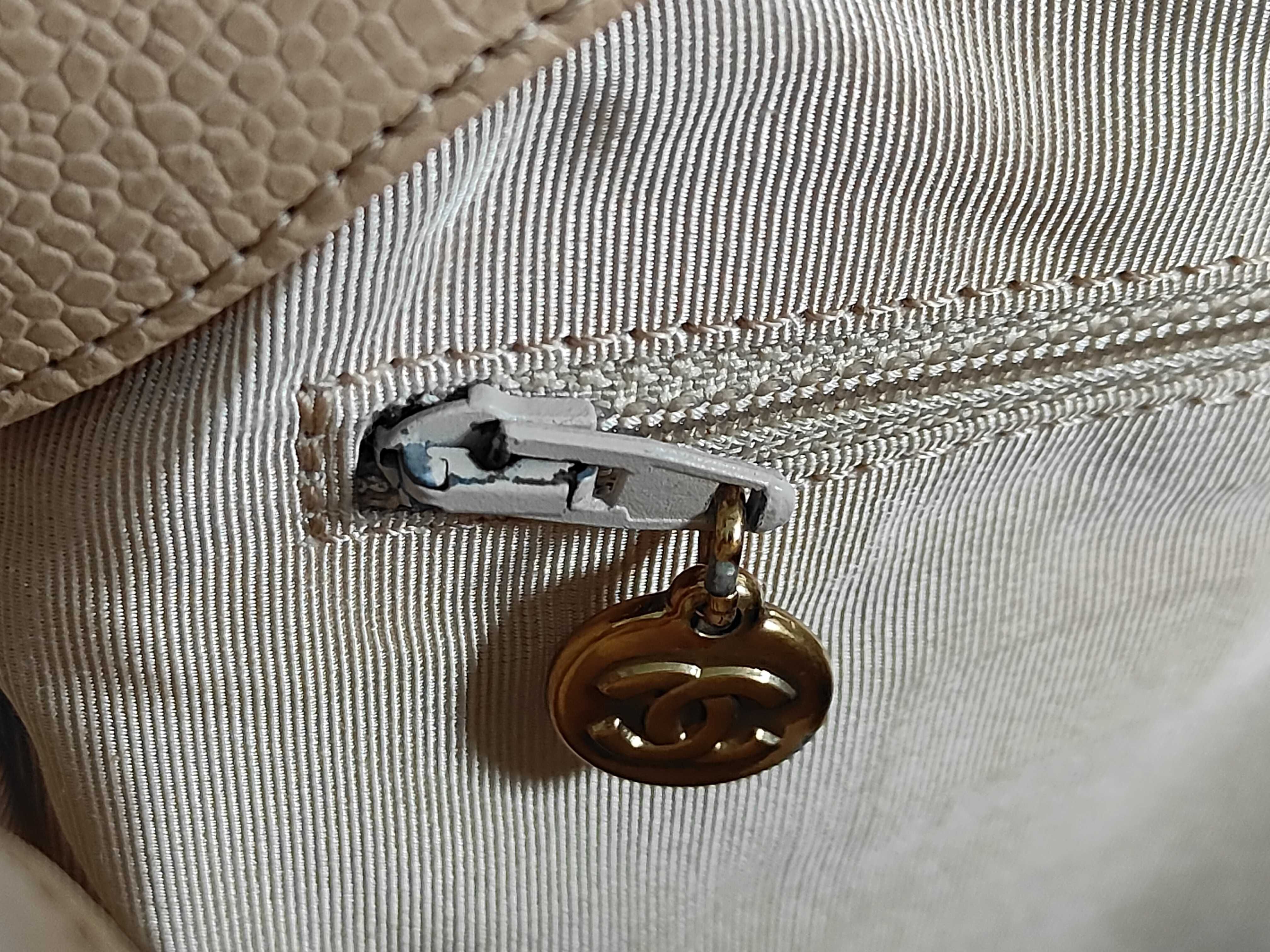 Caviar Skin Logo Handbag — view 12