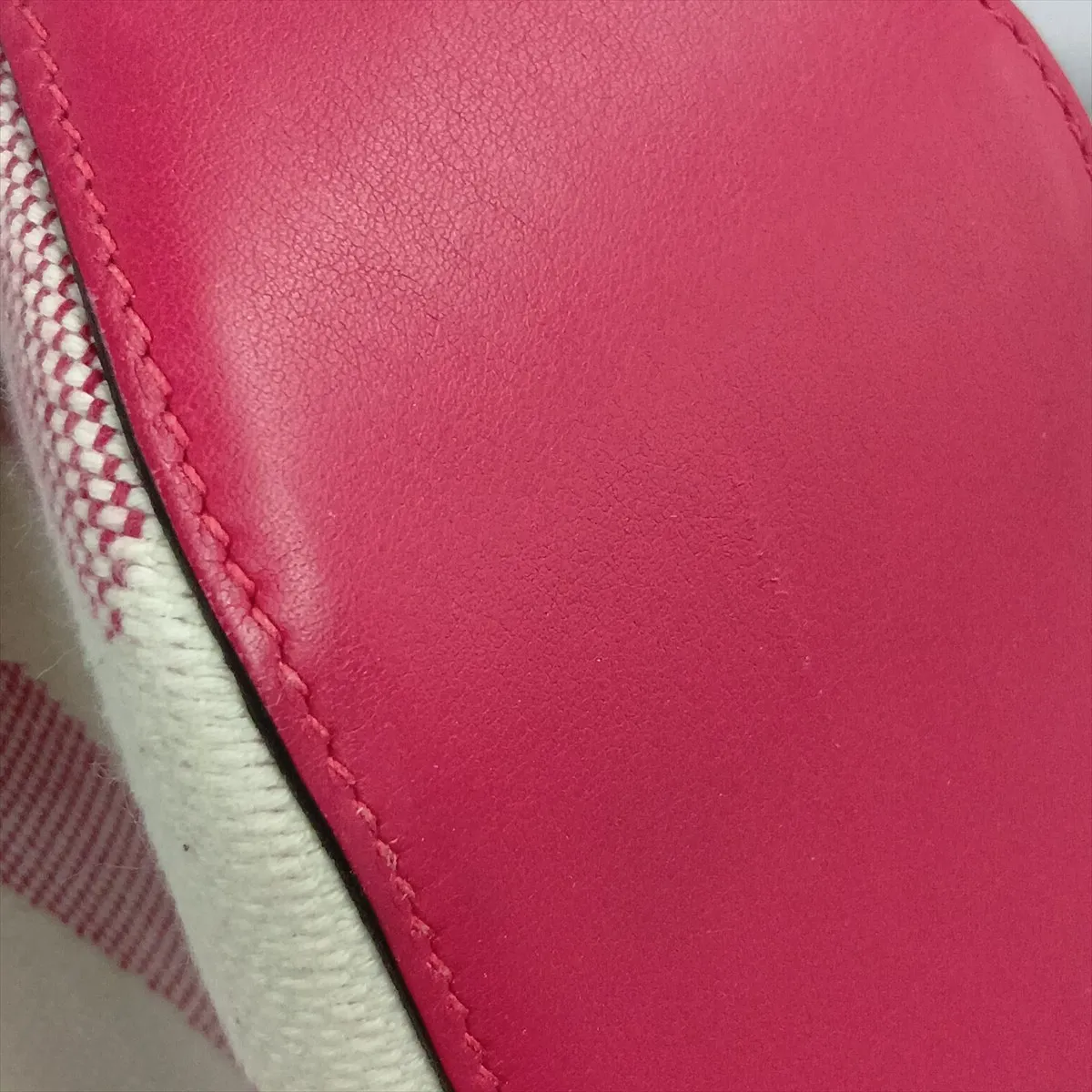 Hermès Ambier 27 PM Toile H x Veau Swift Beige x Framboise Z: 2021 — view 12