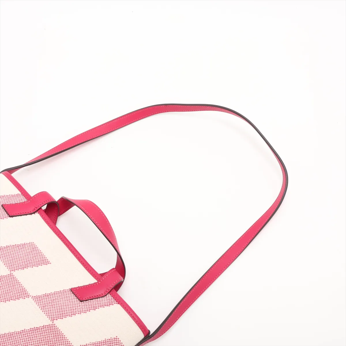 Hermès Ambier 27 PM Toile H x Veau Swift Beige x Framboise Z: 2021 — view 7