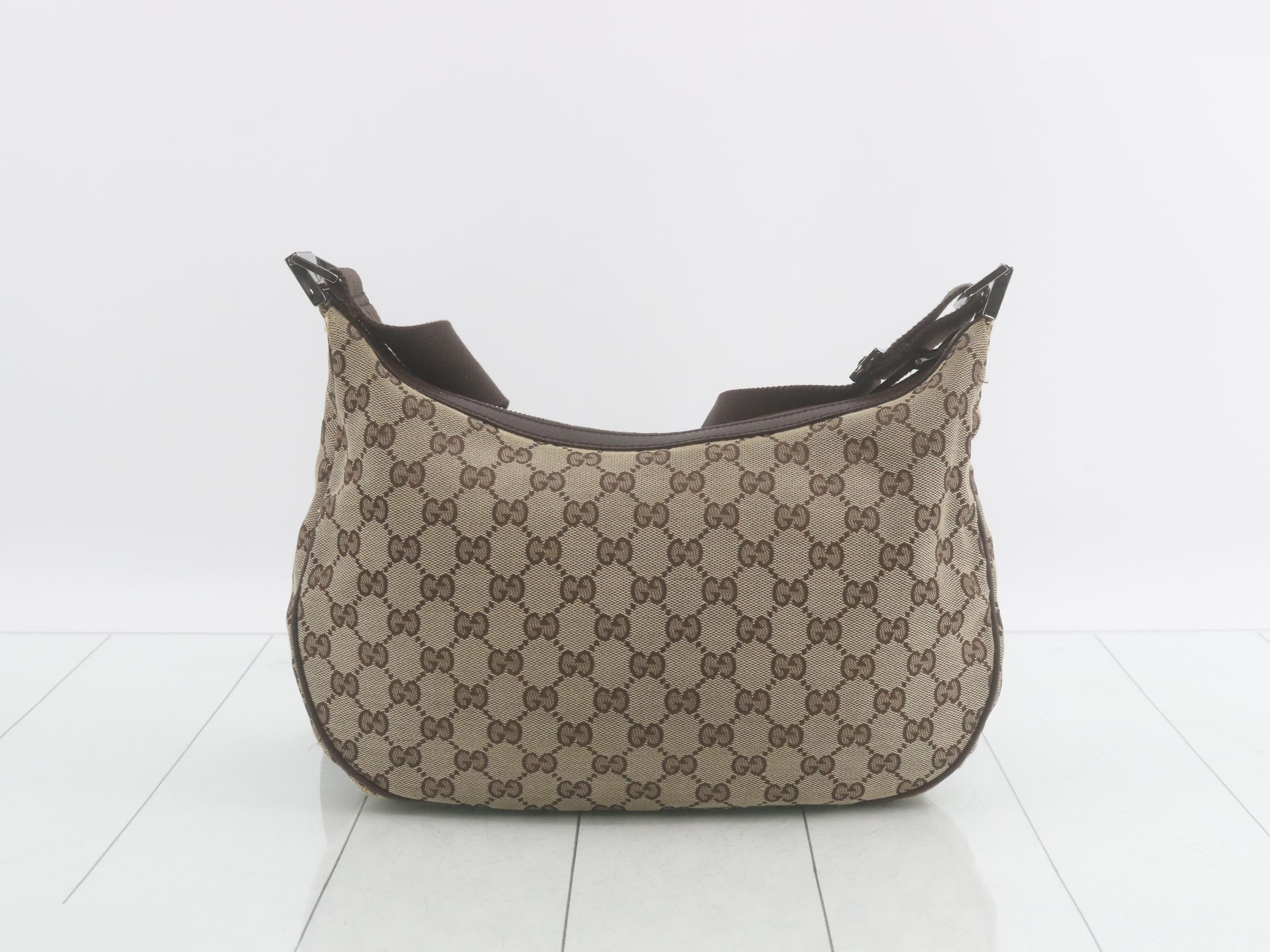 GG Canvas Shoulder Bag, Beige — view 2