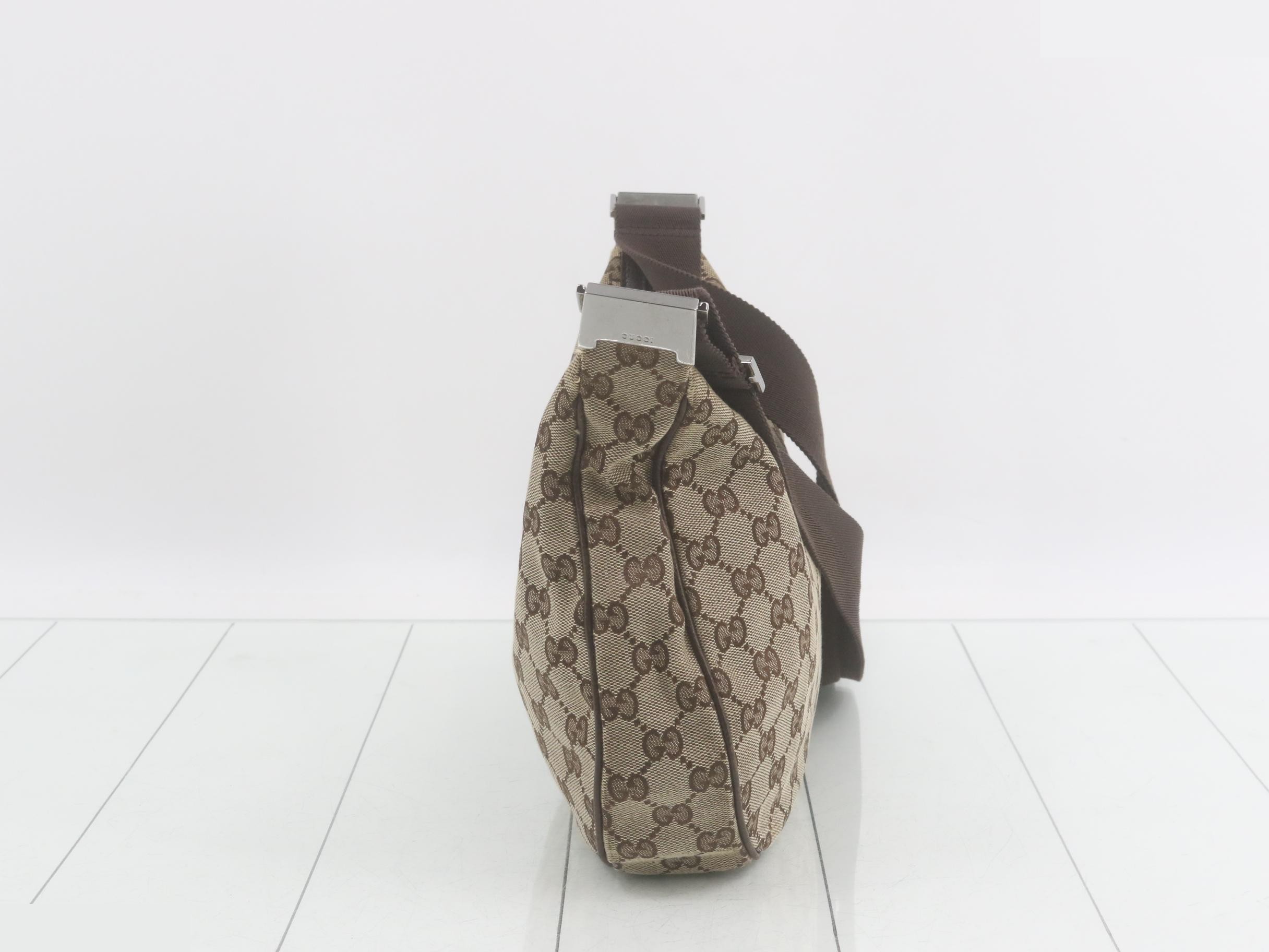 GG Canvas Shoulder Bag, Beige — view 4