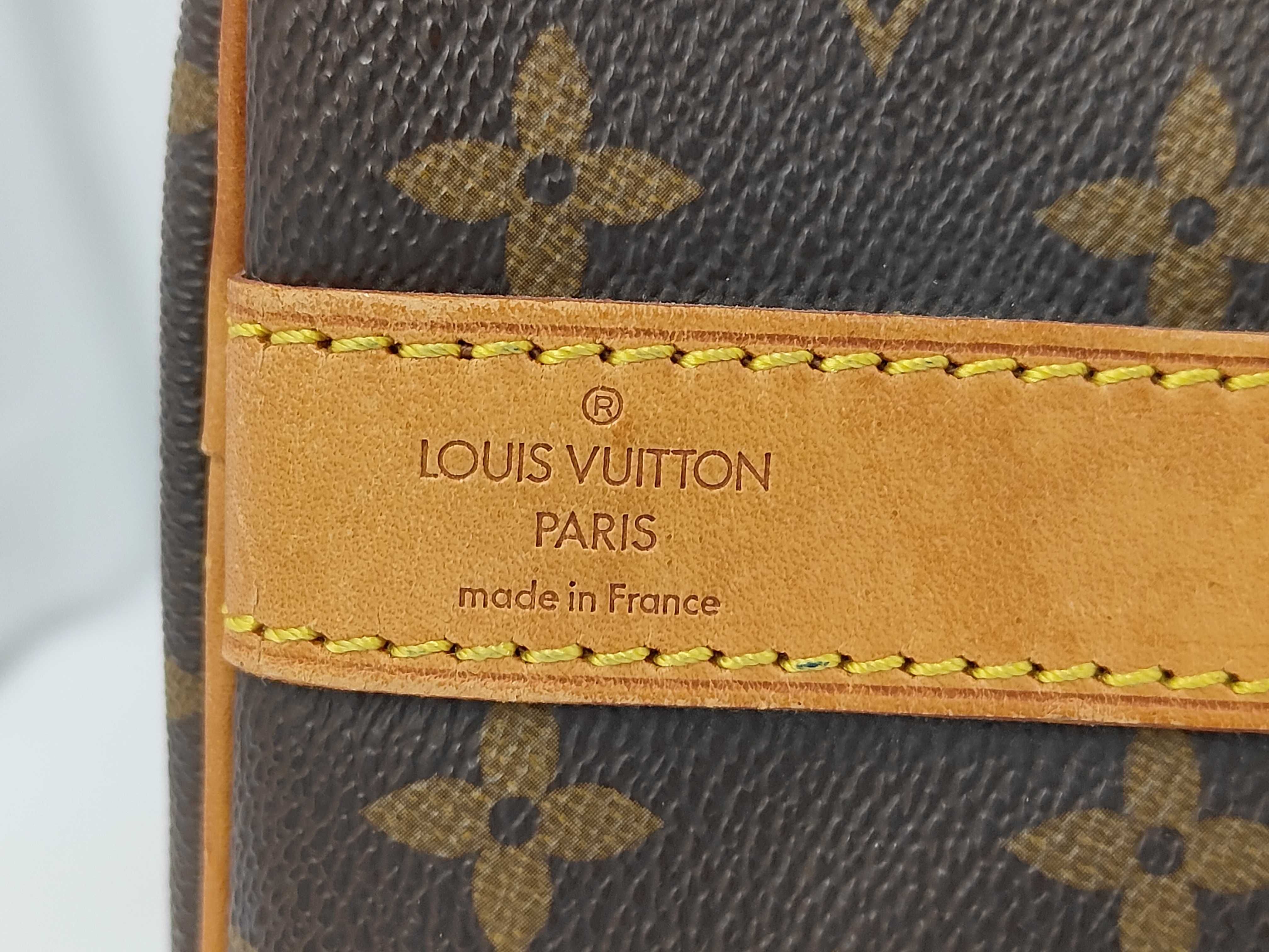 Monogram M41412 Monogram Keepall Bandoulière 60 Boston Bag with Shoulder Strap — view 11