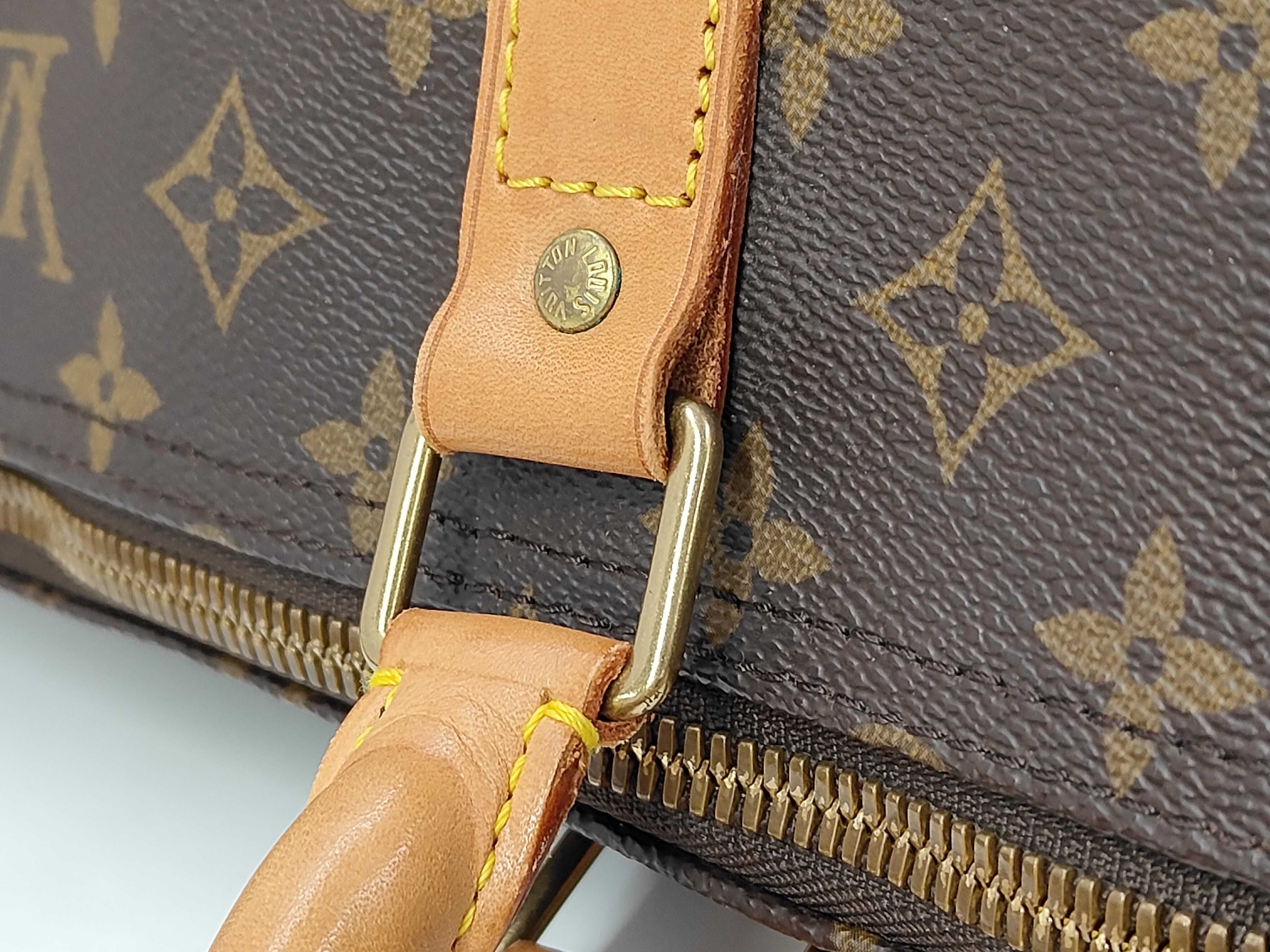 Monogram M41412 Monogram Keepall Bandoulière 60 Boston Bag with Shoulder Strap — view 6