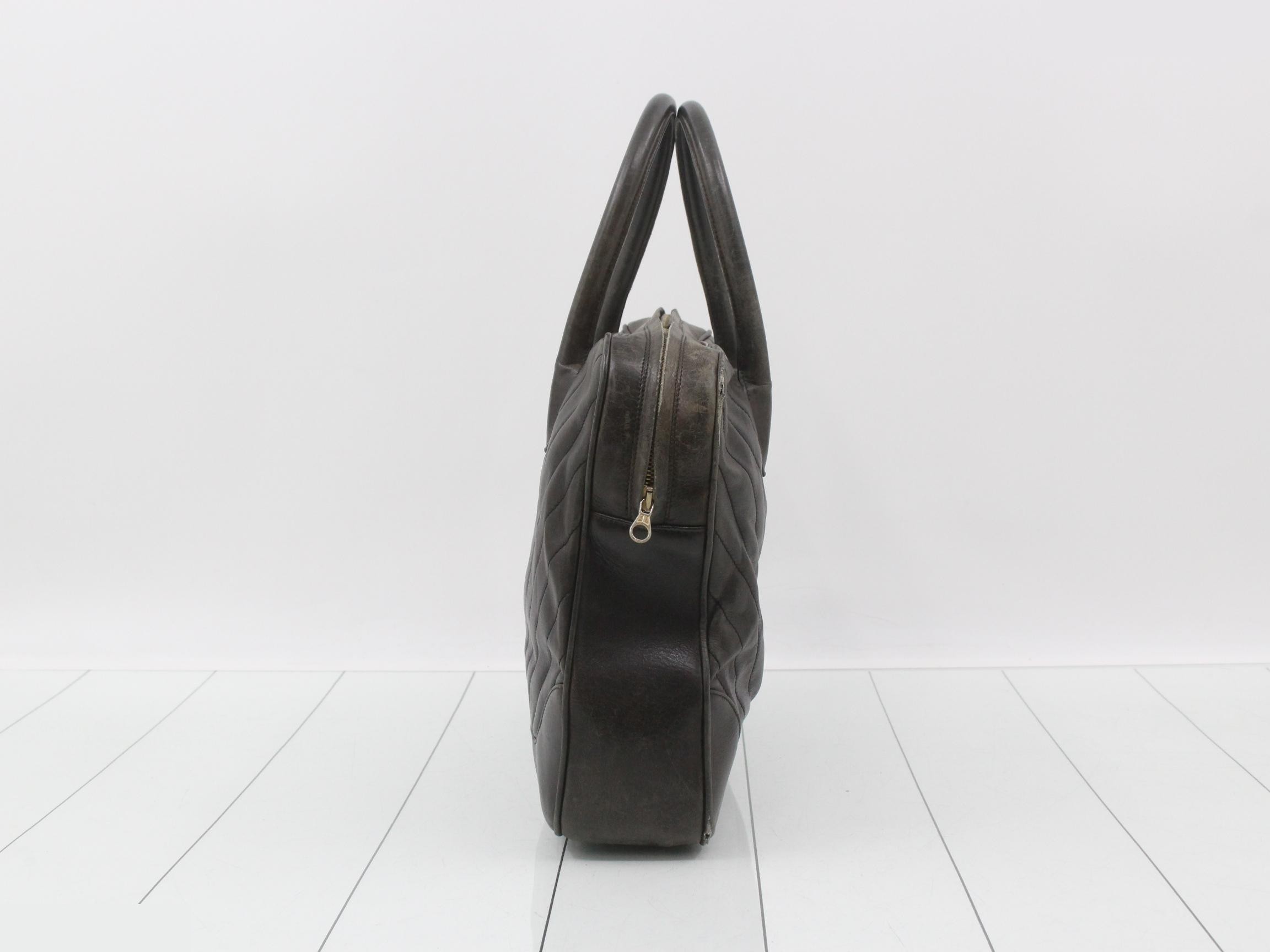 V-stitch handbag — view 4