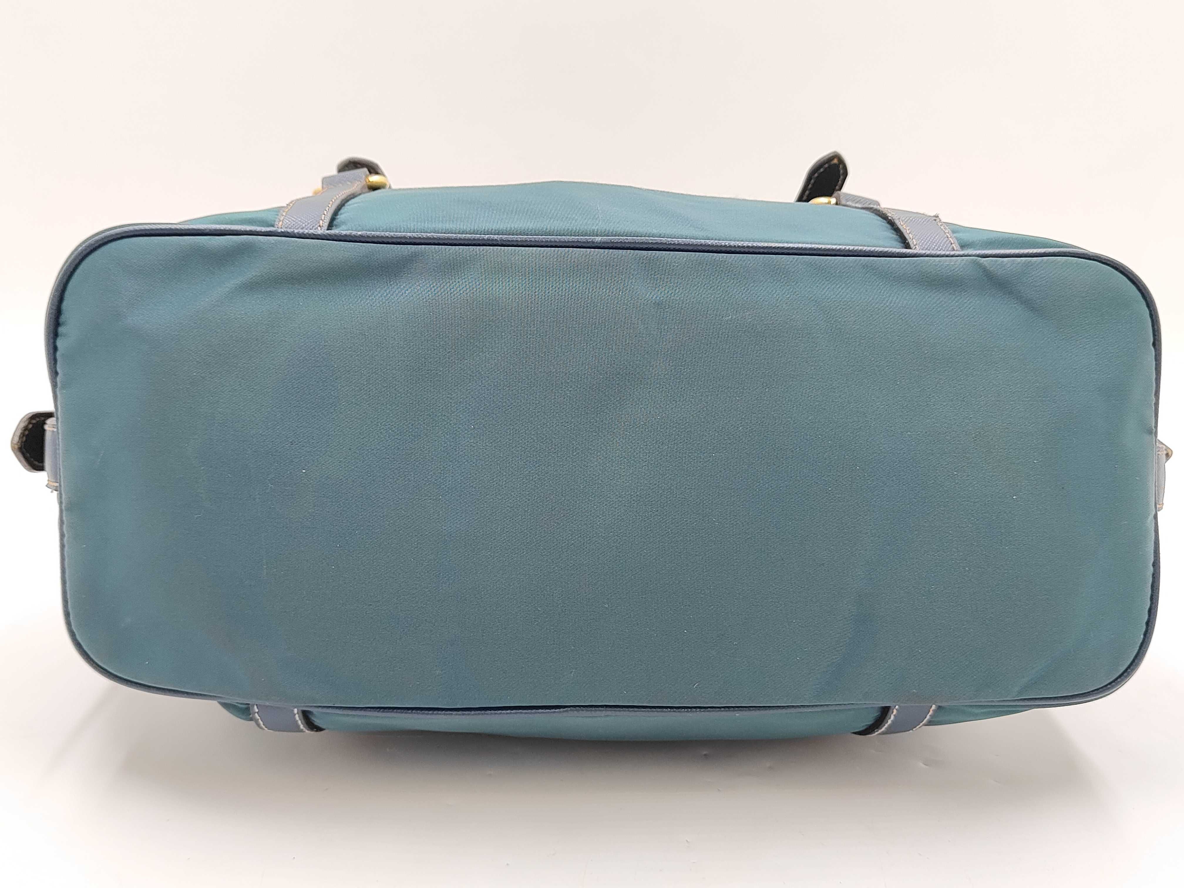 Teal Nylon Tote Bag (Handbag) — view 6
