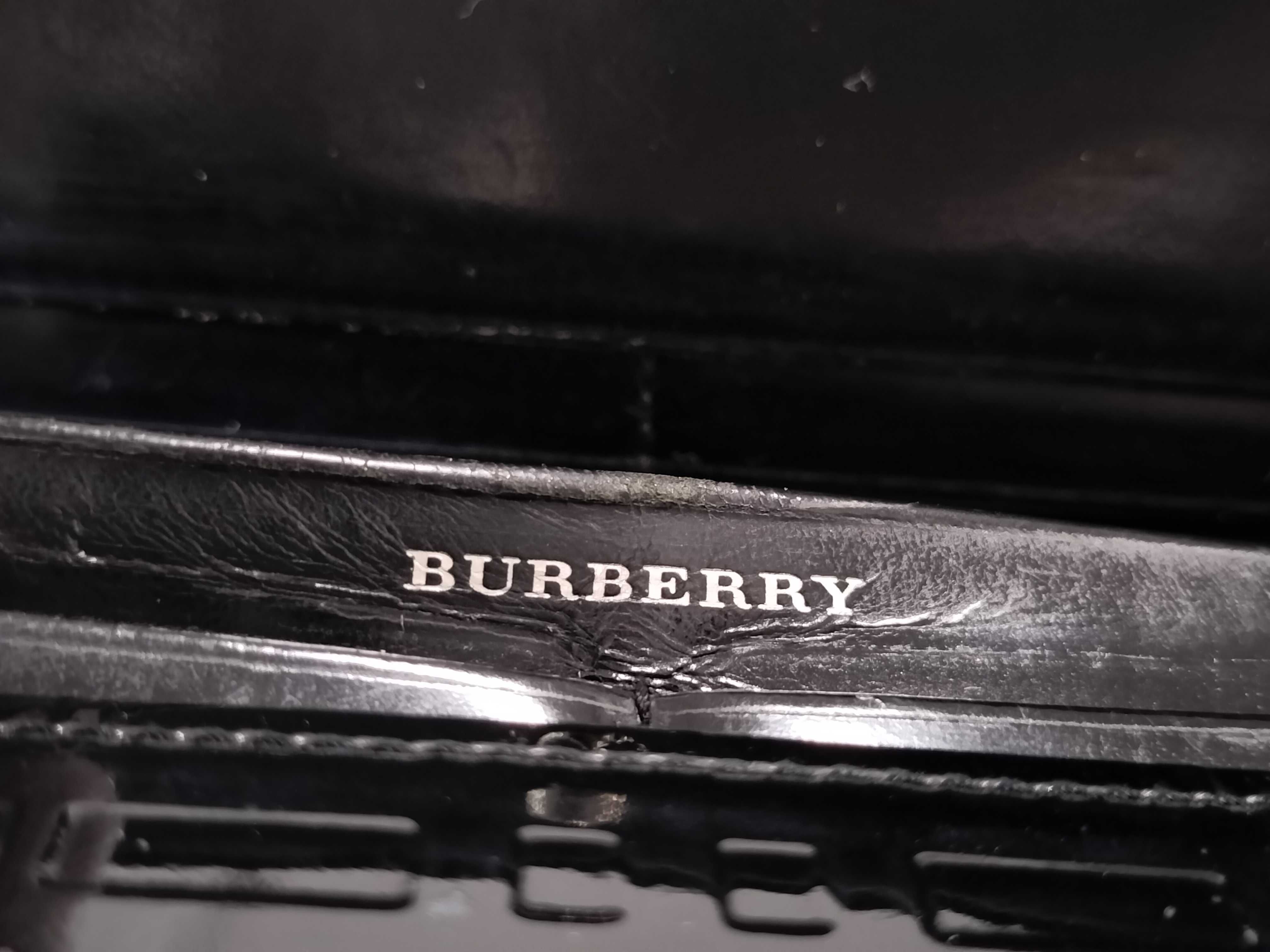Check Pattern Embossed Black Long Wallet — view 13