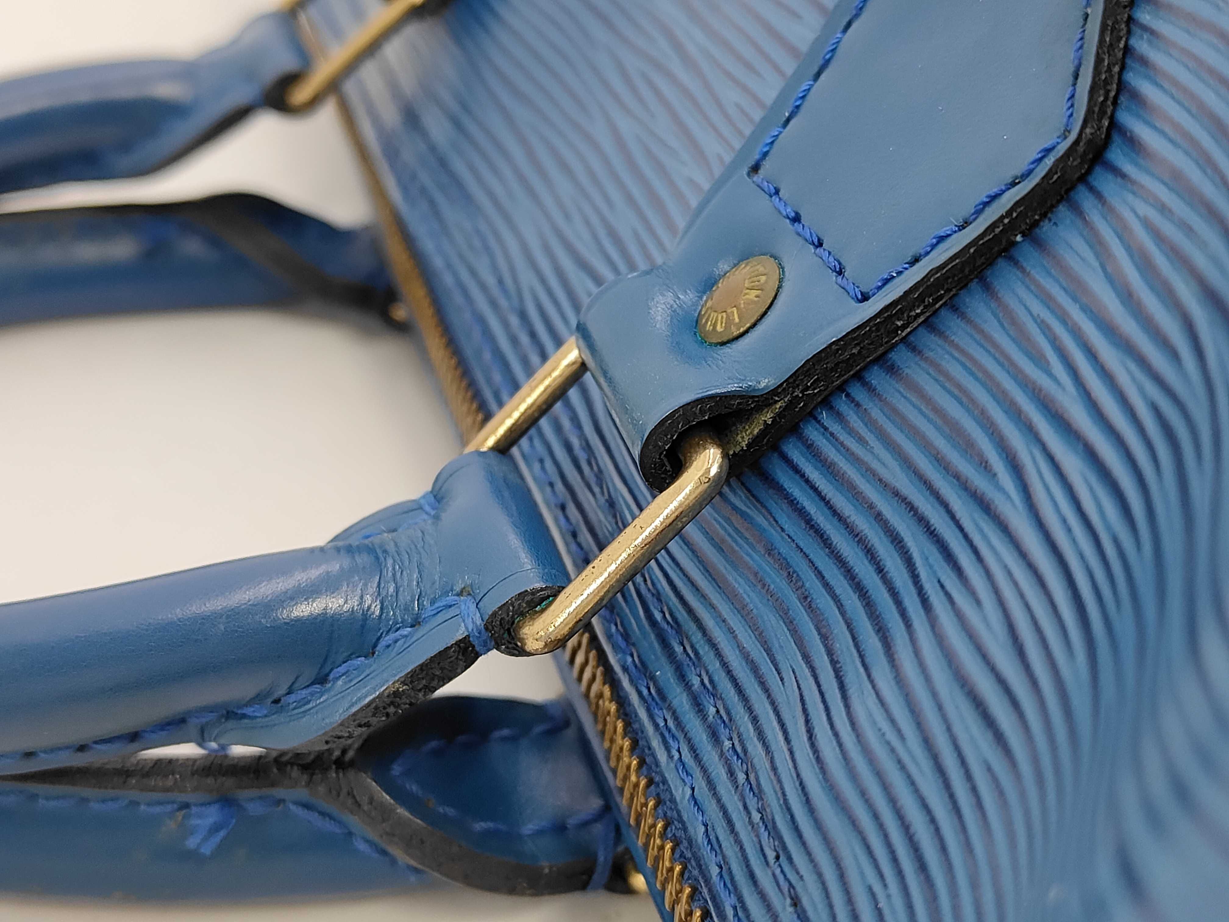 Epi Speedy 25 Blue Handbag M43015 VI1923 — view 5
