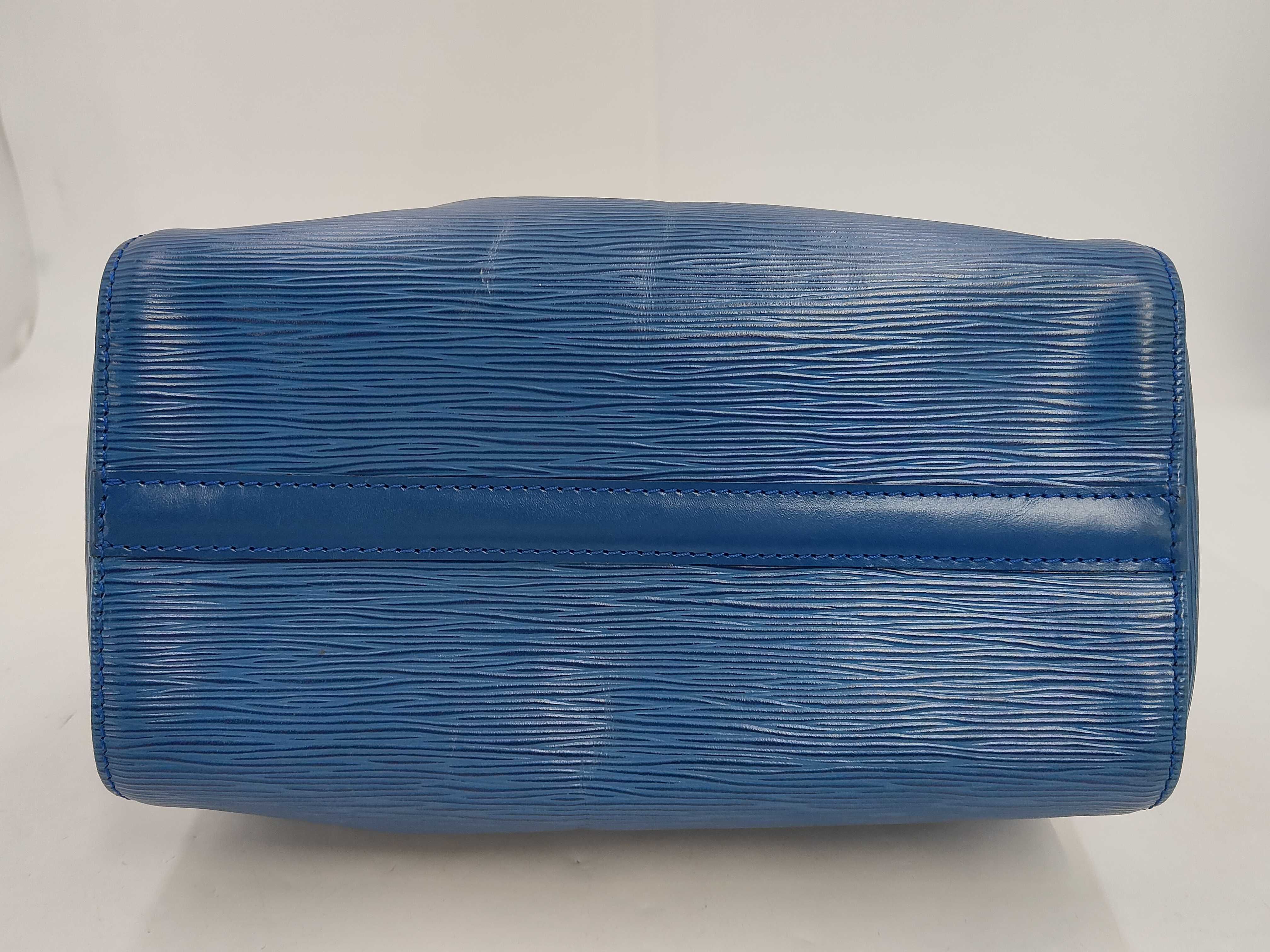 Epi Speedy 25 Blue Handbag M43015 VI1923 — view 7