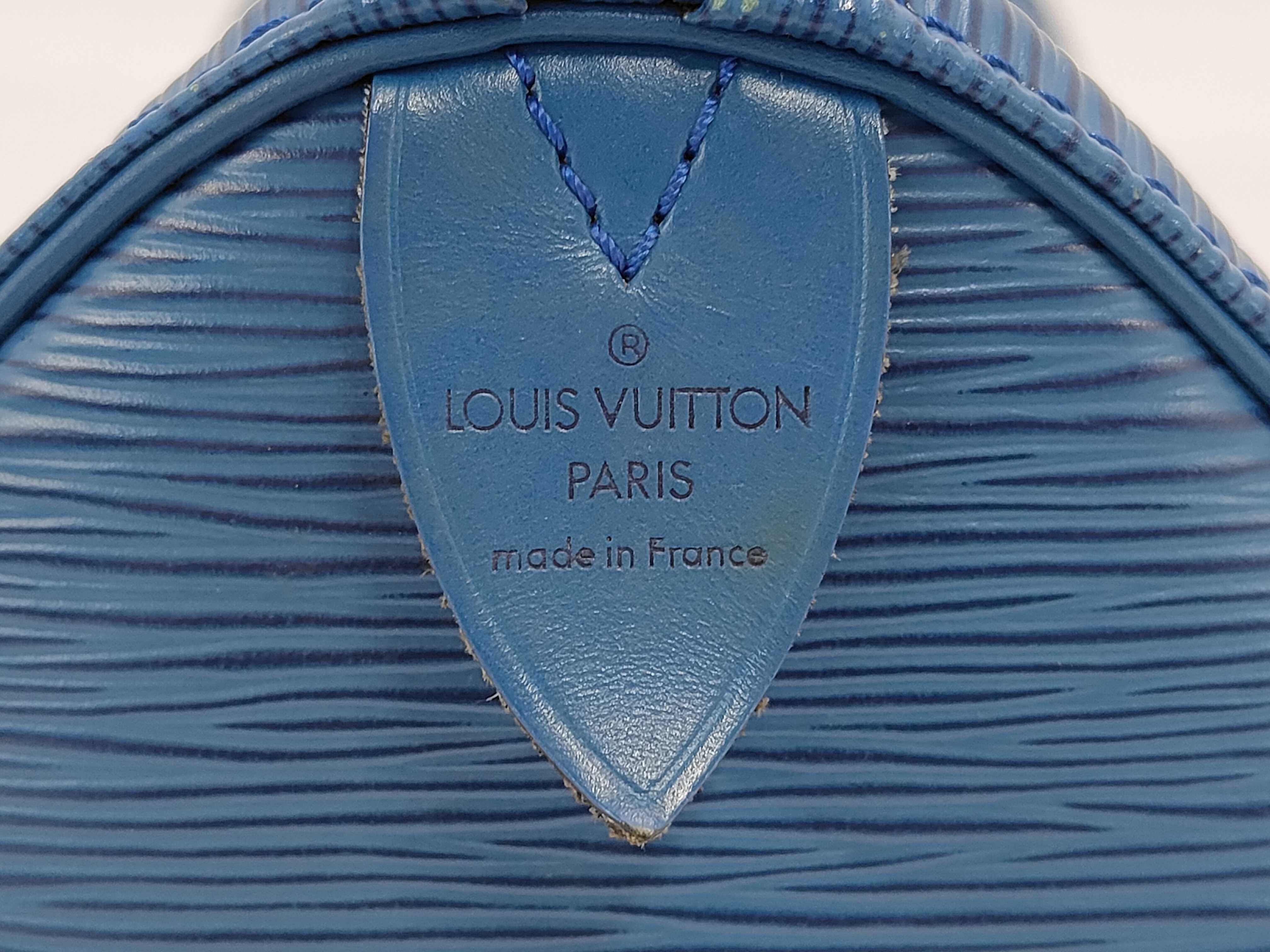 Epi Speedy 25 Blue Handbag M43015 VI1923 — view 9