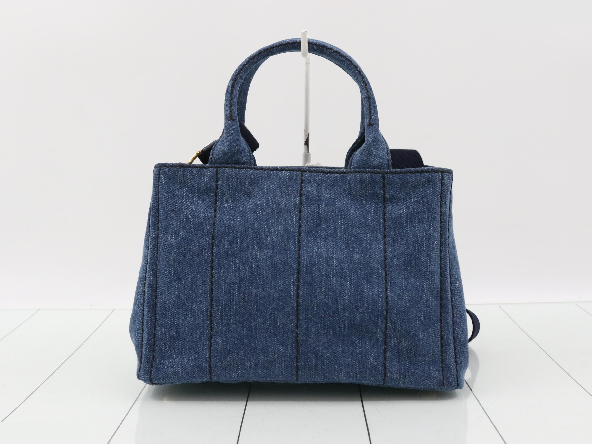 2-Way Tote Bag, Canapa, Denim, 1BG439 — view 2