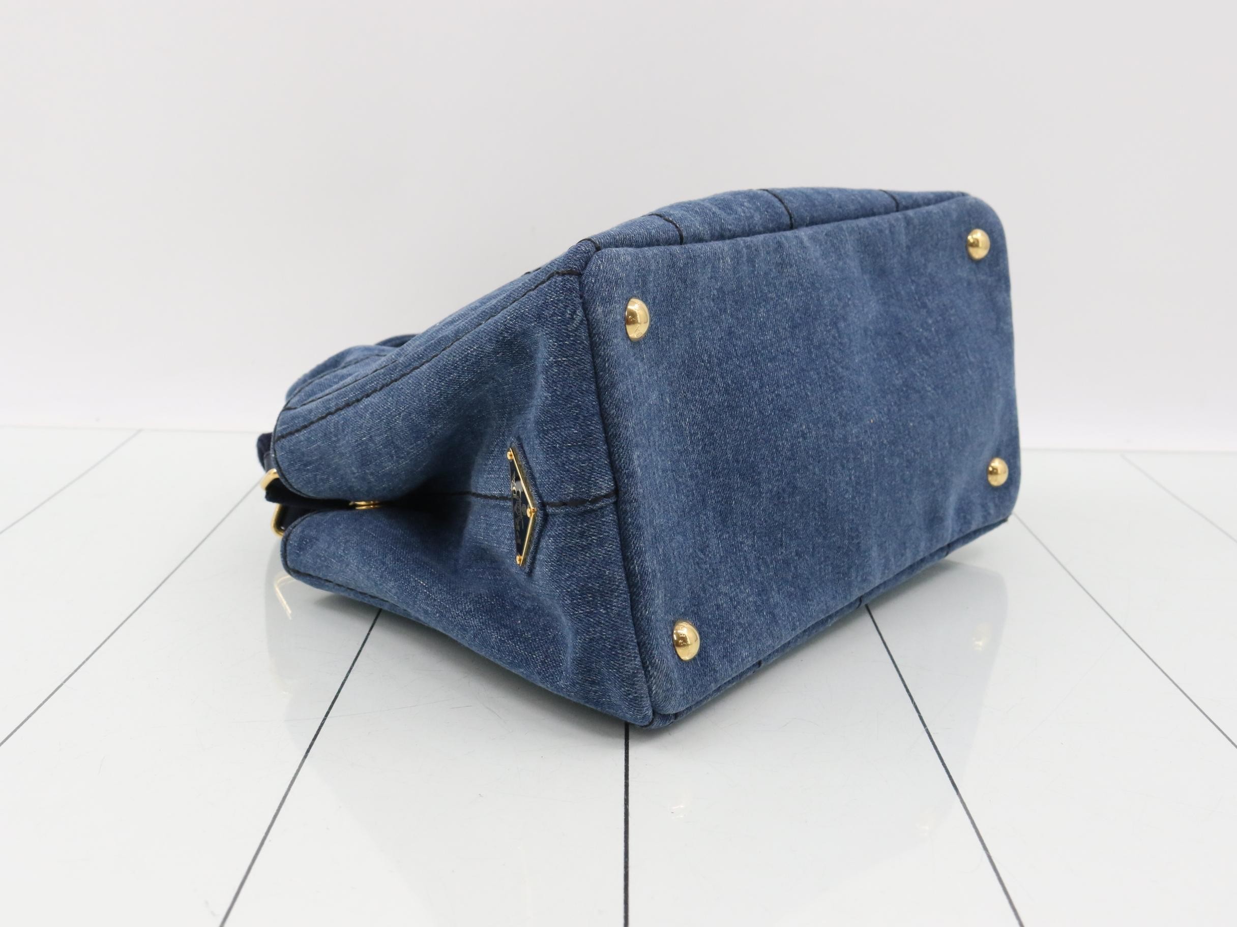 2-Way Tote Bag, Canapa, Denim, 1BG439 — view 5