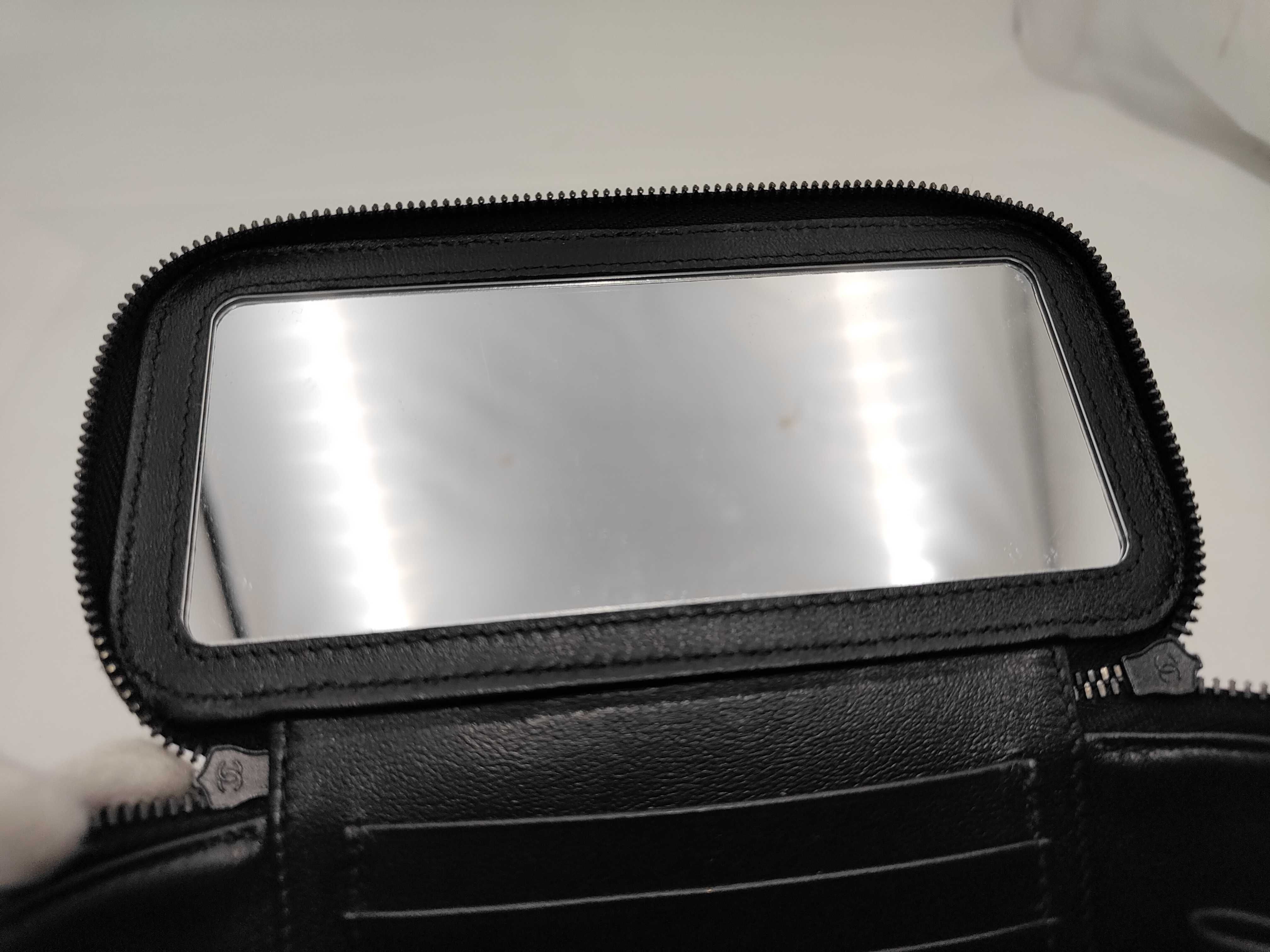 Matelassé Top Handle Vanity Bag, Lambskin, Black, Gunmetal Hardware, Shoulder Bag — view 12