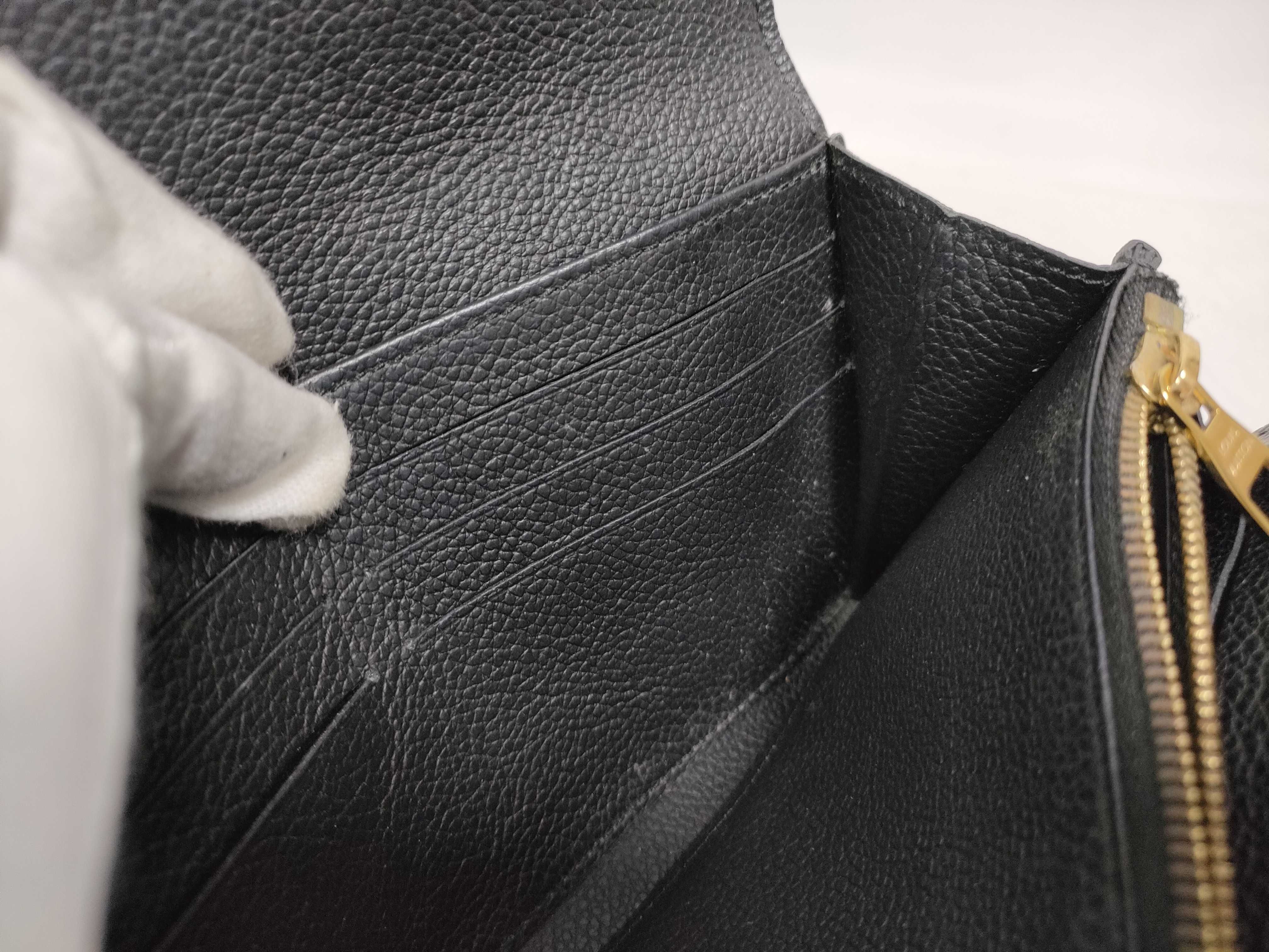 Monogram Empreinte Louis Vuitton Empreinte Portefeuille Sarah Black Wallet — view 12