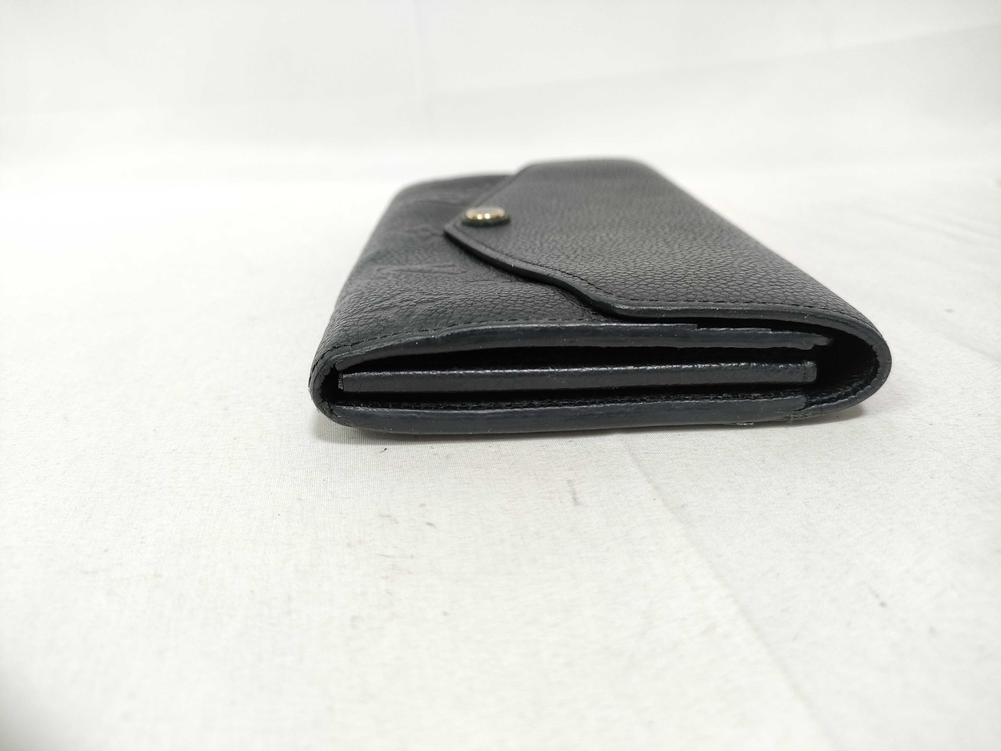 Monogram Empreinte Louis Vuitton Empreinte Portefeuille Sarah Black Wallet — view 5